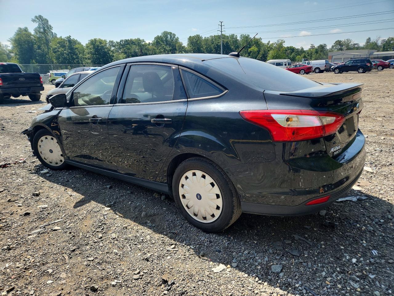 2012 Ford Focus Se Black vin: 1FAHP3F2XCL138503
