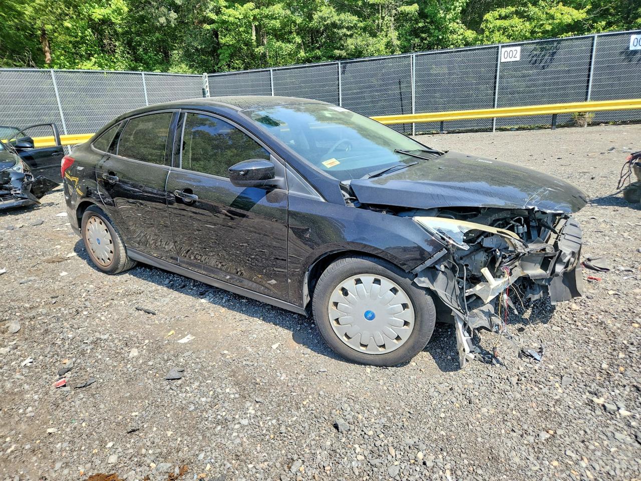 2012 Ford Focus Se Black vin: 1FAHP3F2XCL138503