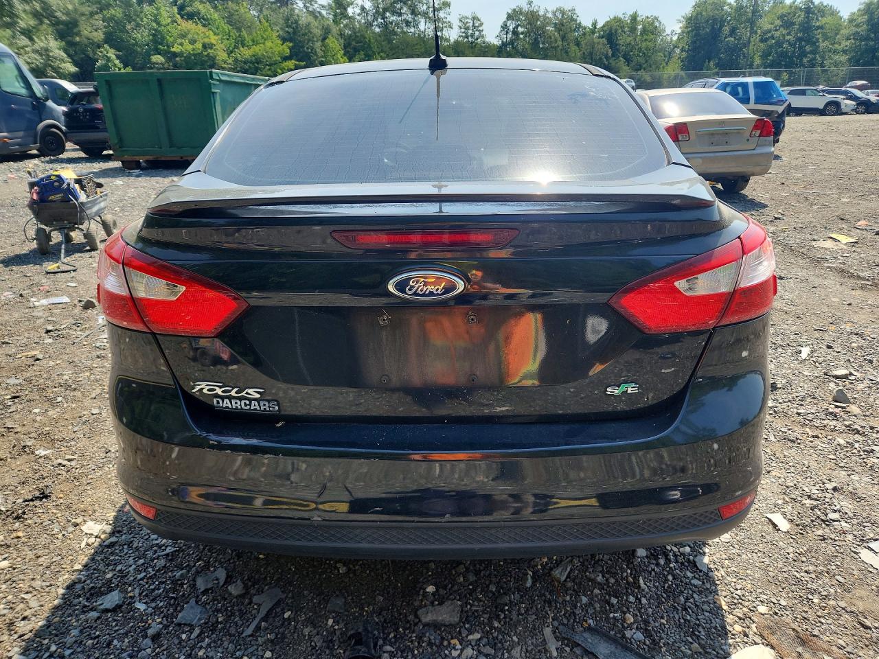 2012 Ford Focus Se Black vin: 1FAHP3F2XCL138503