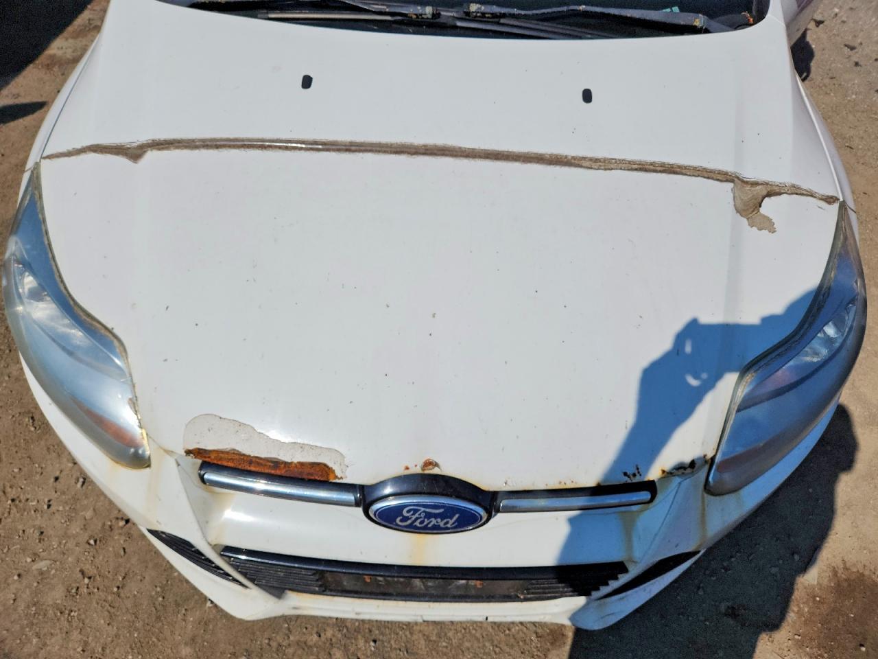 2012 Ford Focus Se White vin: 1FAHP3F2XCL181903