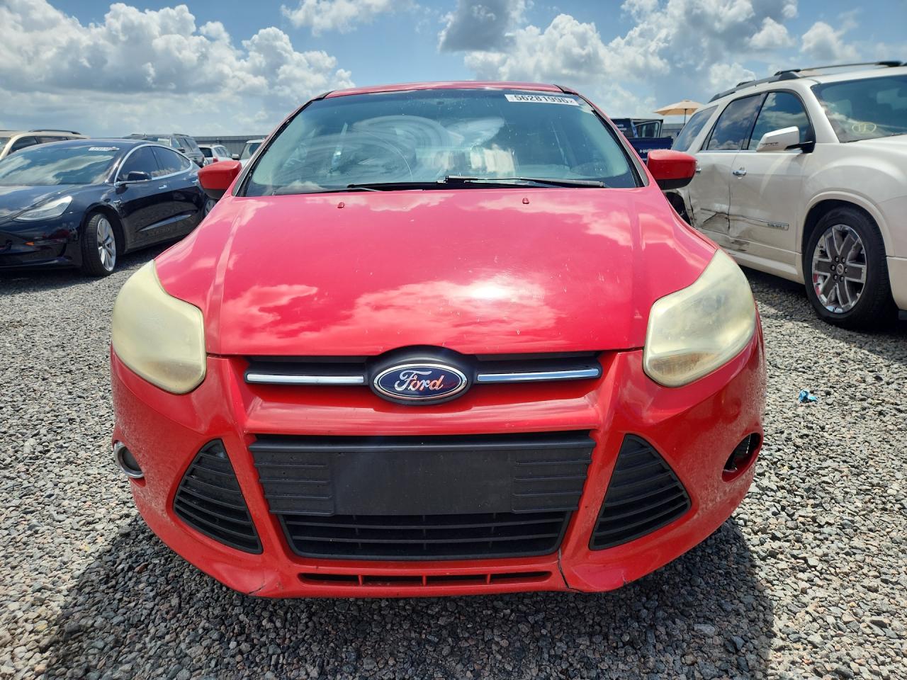 2012 Ford Focus Se Красный vin: 1FAHP3F2XCL187796