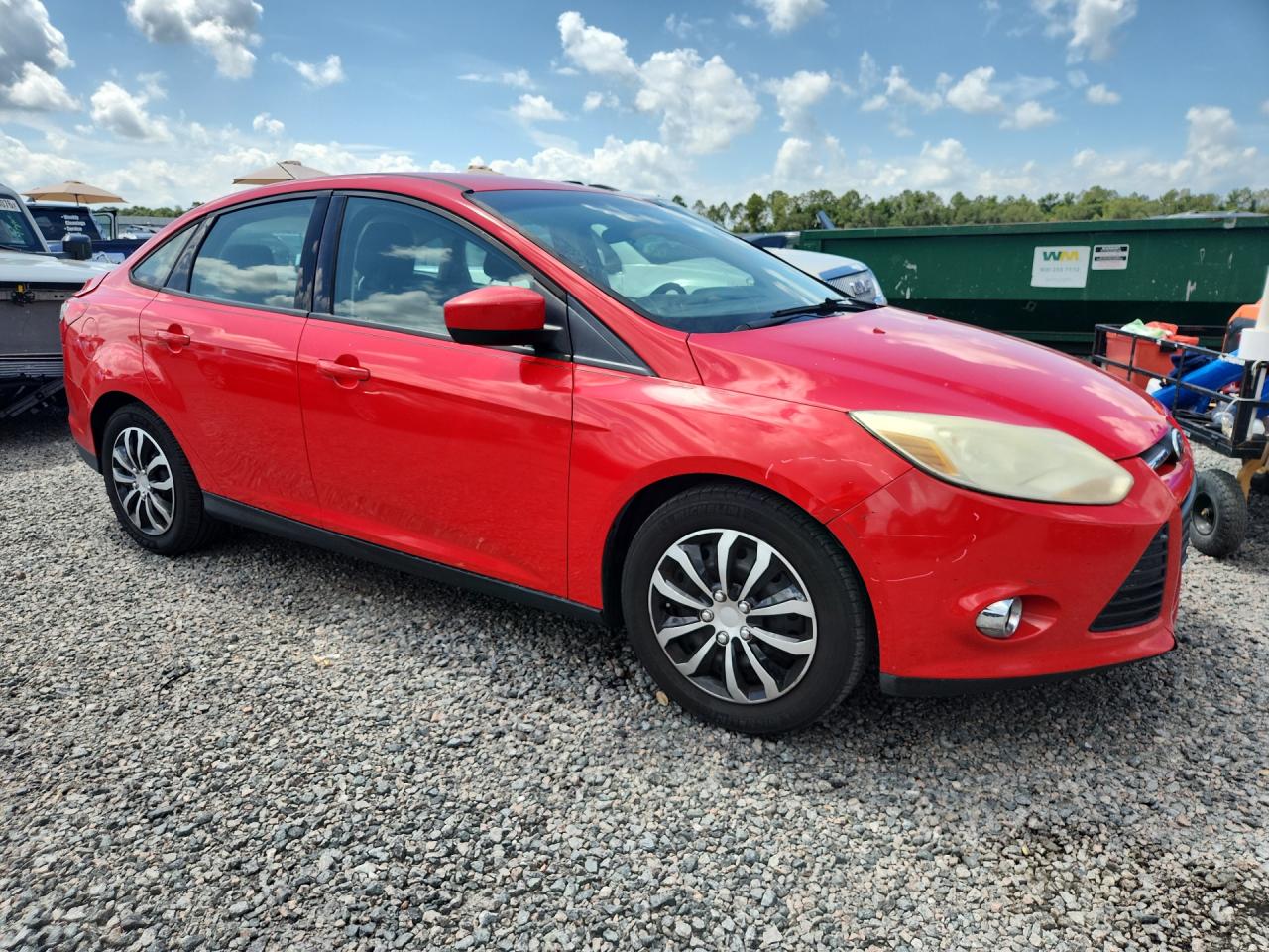 2012 Ford Focus Se Красный vin: 1FAHP3F2XCL187796