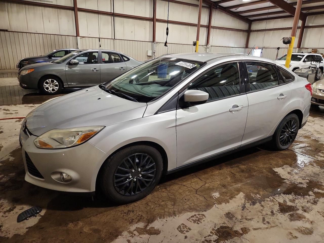 2012 Ford Focus Se Silver vin: 1FAHP3F2XCL193534