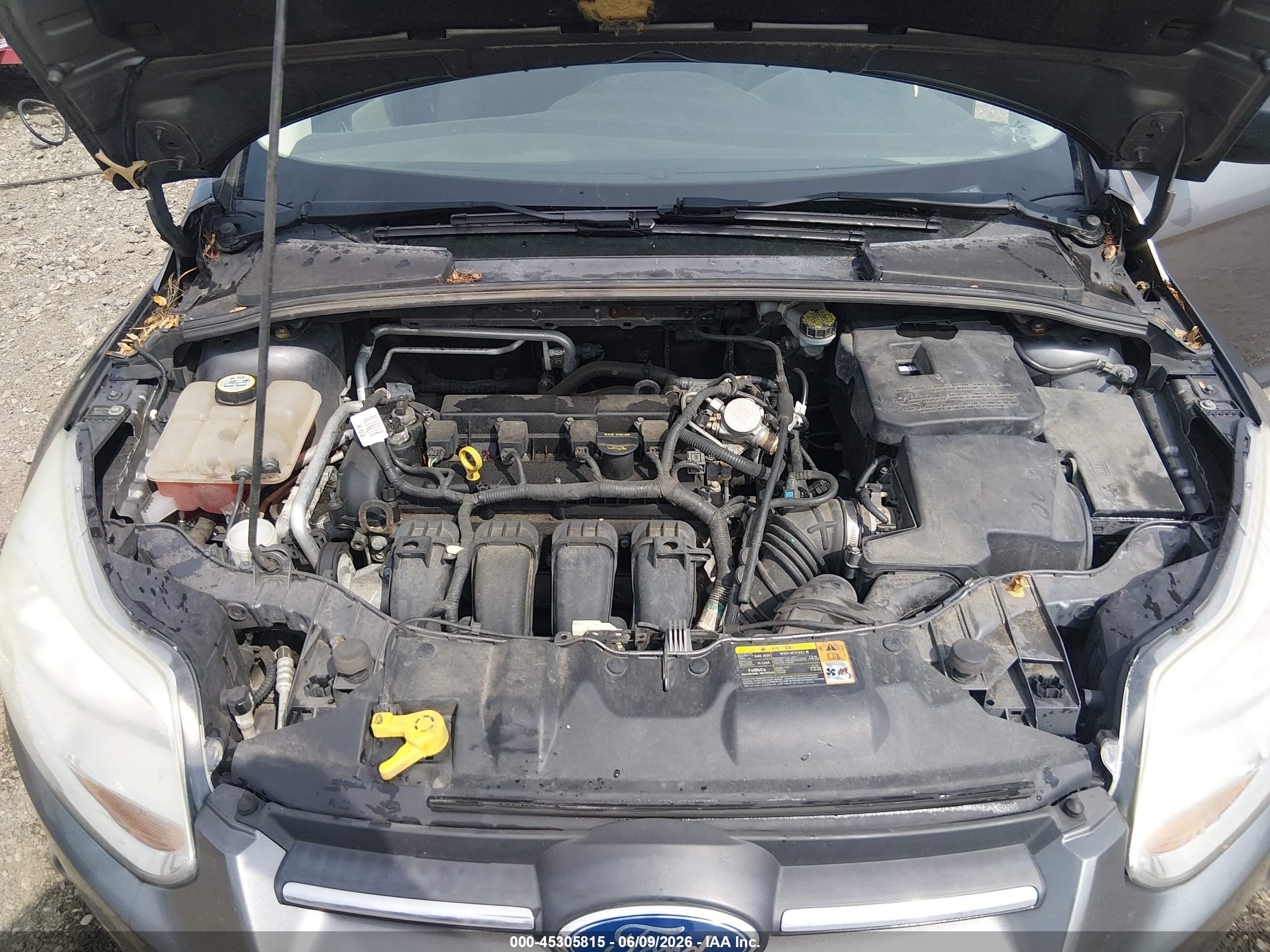 2012 Ford Focus Se Gray vin: 1FAHP3F2XCL253876