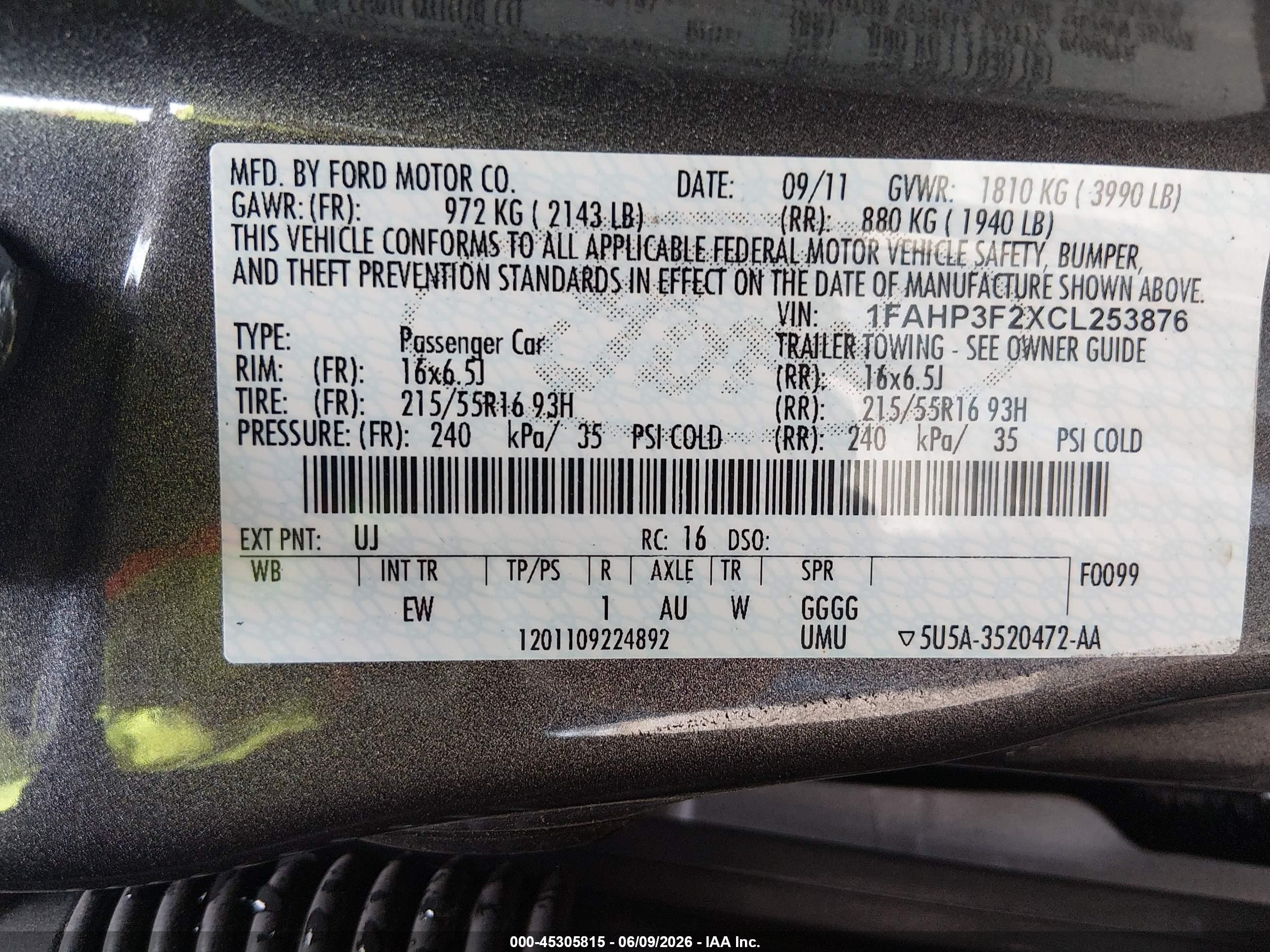 2012 Ford Focus Se Gray vin: 1FAHP3F2XCL253876