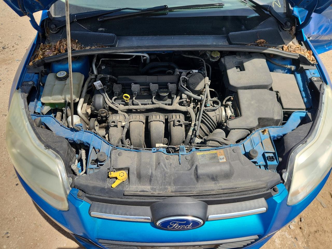 2012 Ford Focus Se Синий vin: 1FAHP3F2XCL260987