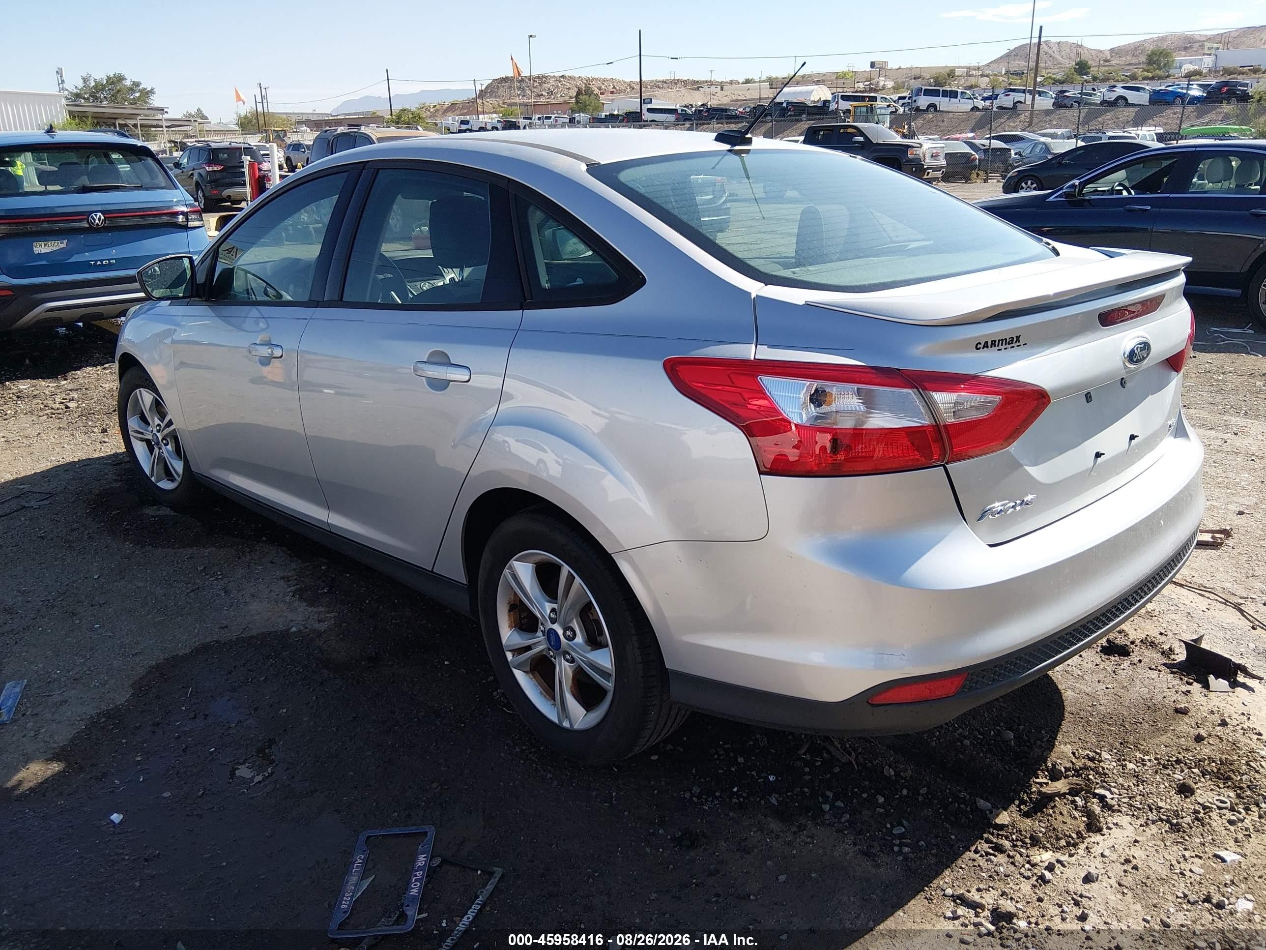2012 Ford Focus Se Silver vin: 1FAHP3F2XCL261833