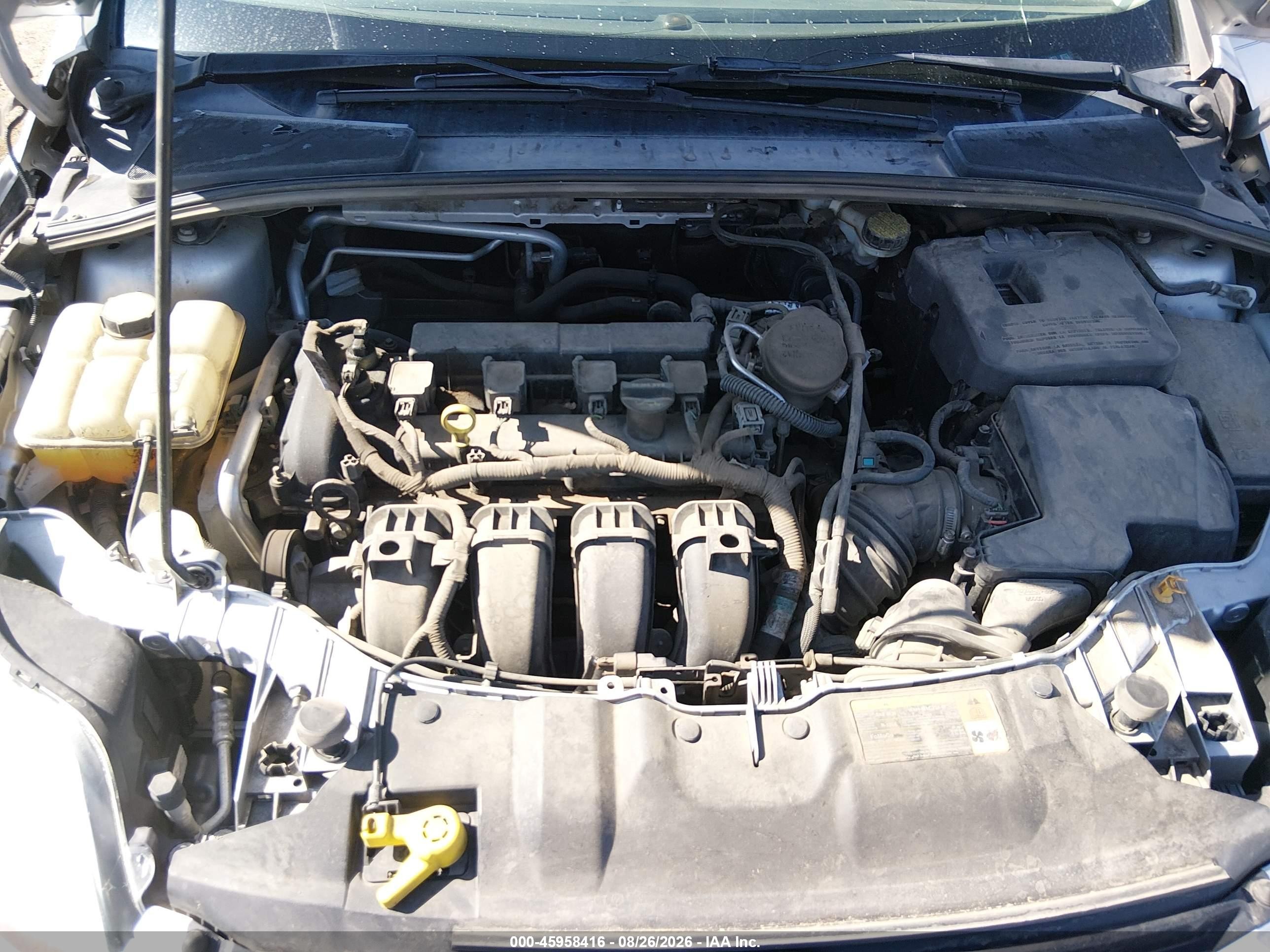 2012 Ford Focus Se Silver vin: 1FAHP3F2XCL261833