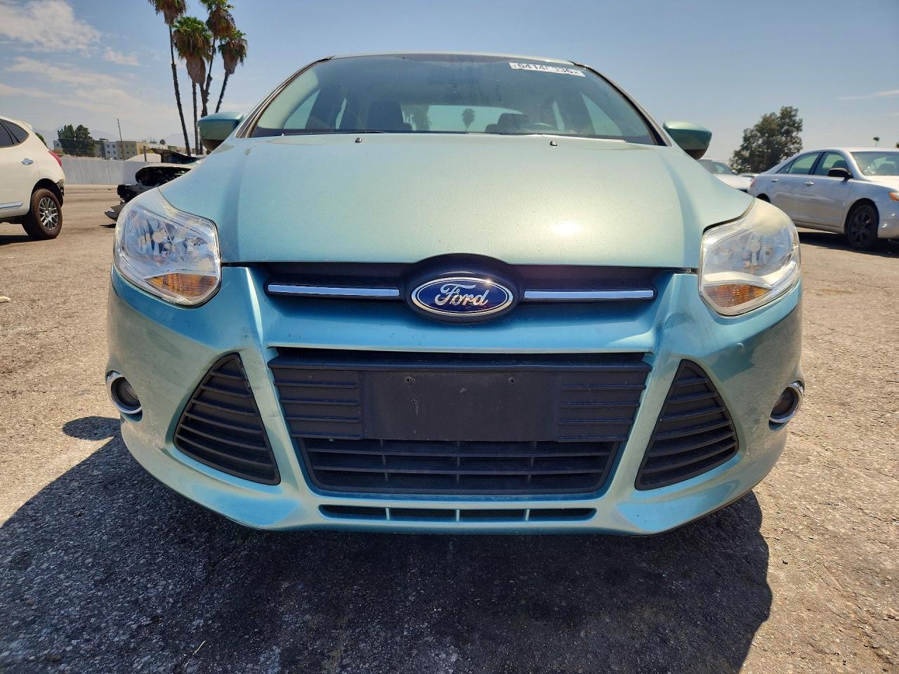 2012 Ford Focus Se Teal vin: 1FAHP3F2XCL319973