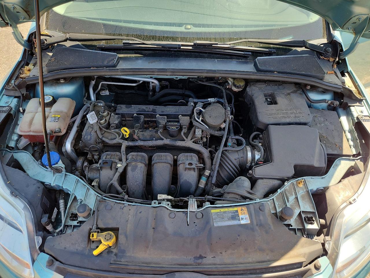 2012 Ford Focus Se Teal vin: 1FAHP3F2XCL319973