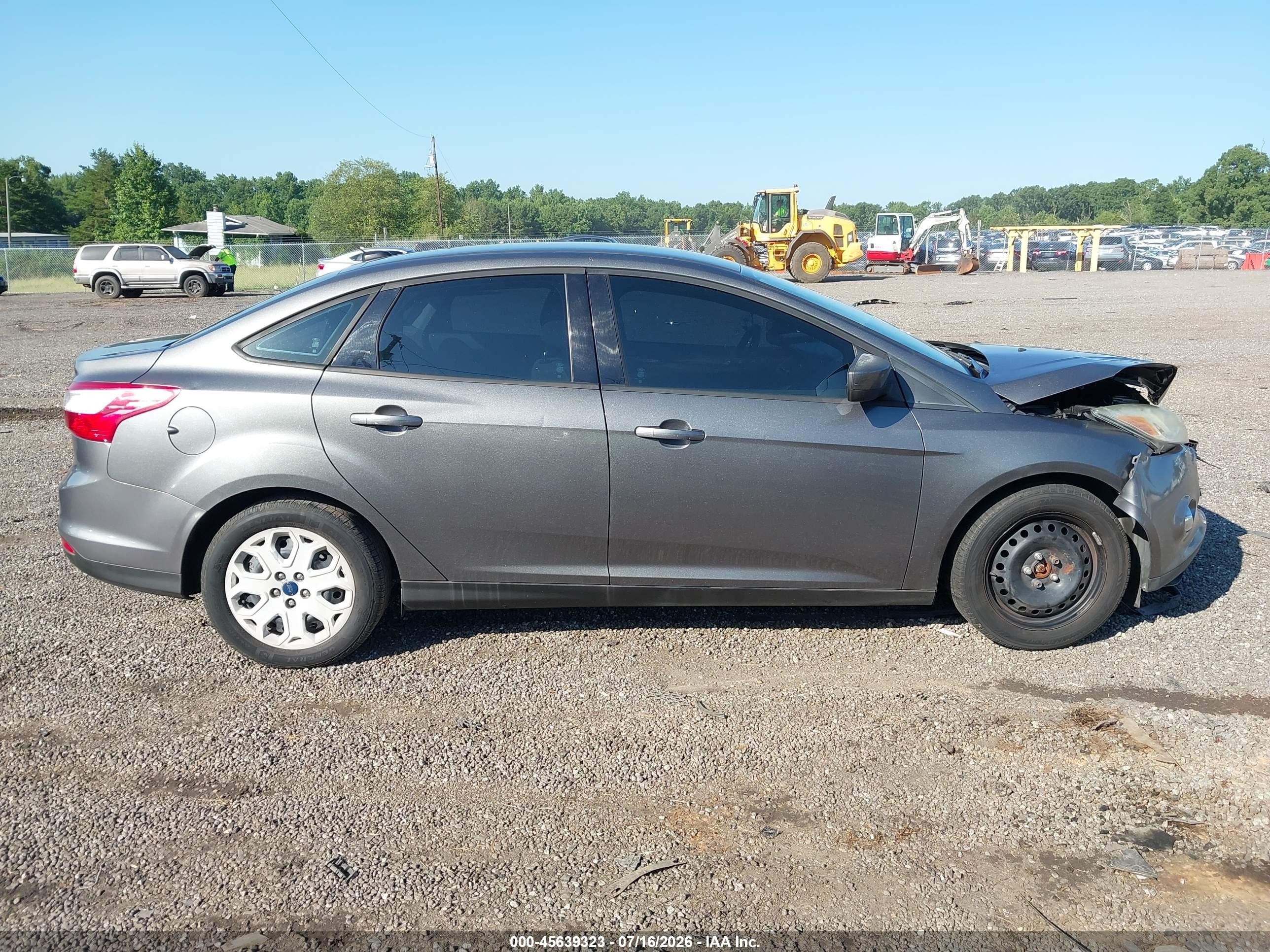 2012 Ford Focus Se Gray vin: 1FAHP3F2XCL327877