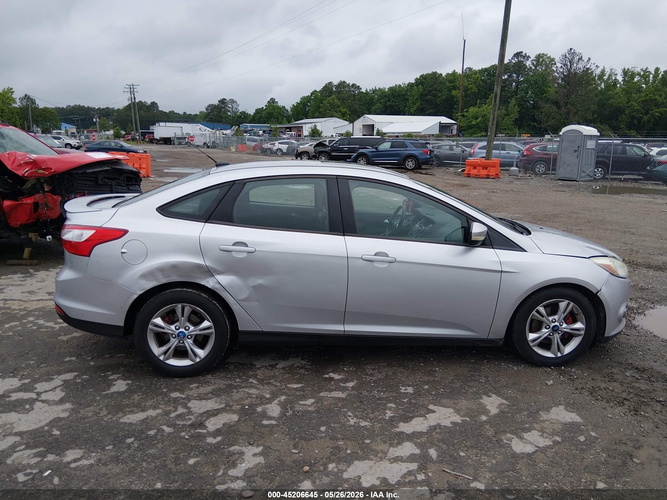 2012 Ford Focus Se Silver vin: 1FAHP3F2XCL341343