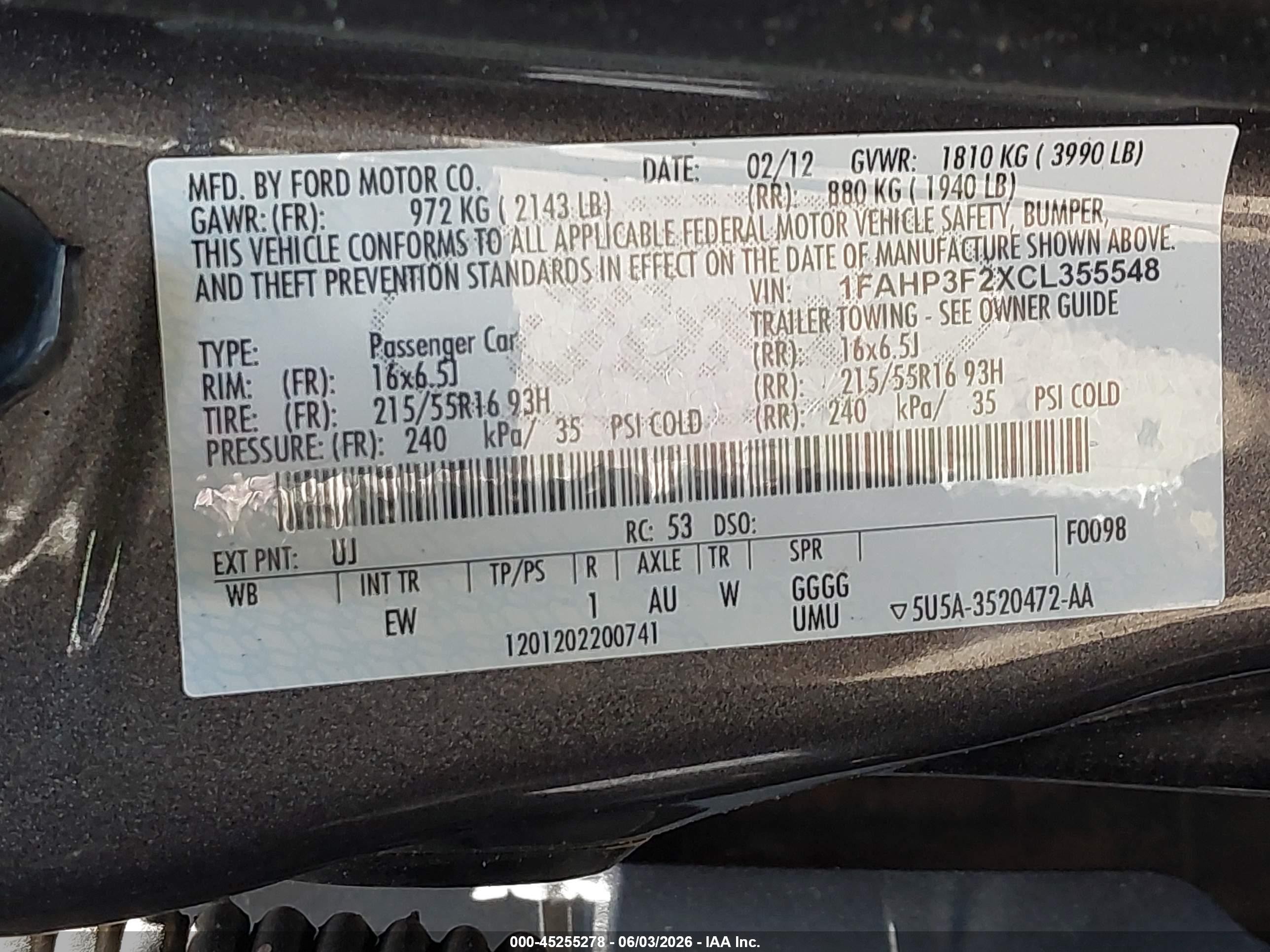 2012 Ford Focus Se Gray vin: 1FAHP3F2XCL355548