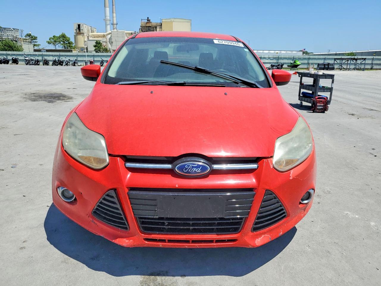 2012 Ford Focus Se Red vin: 1FAHP3F2XCL391496