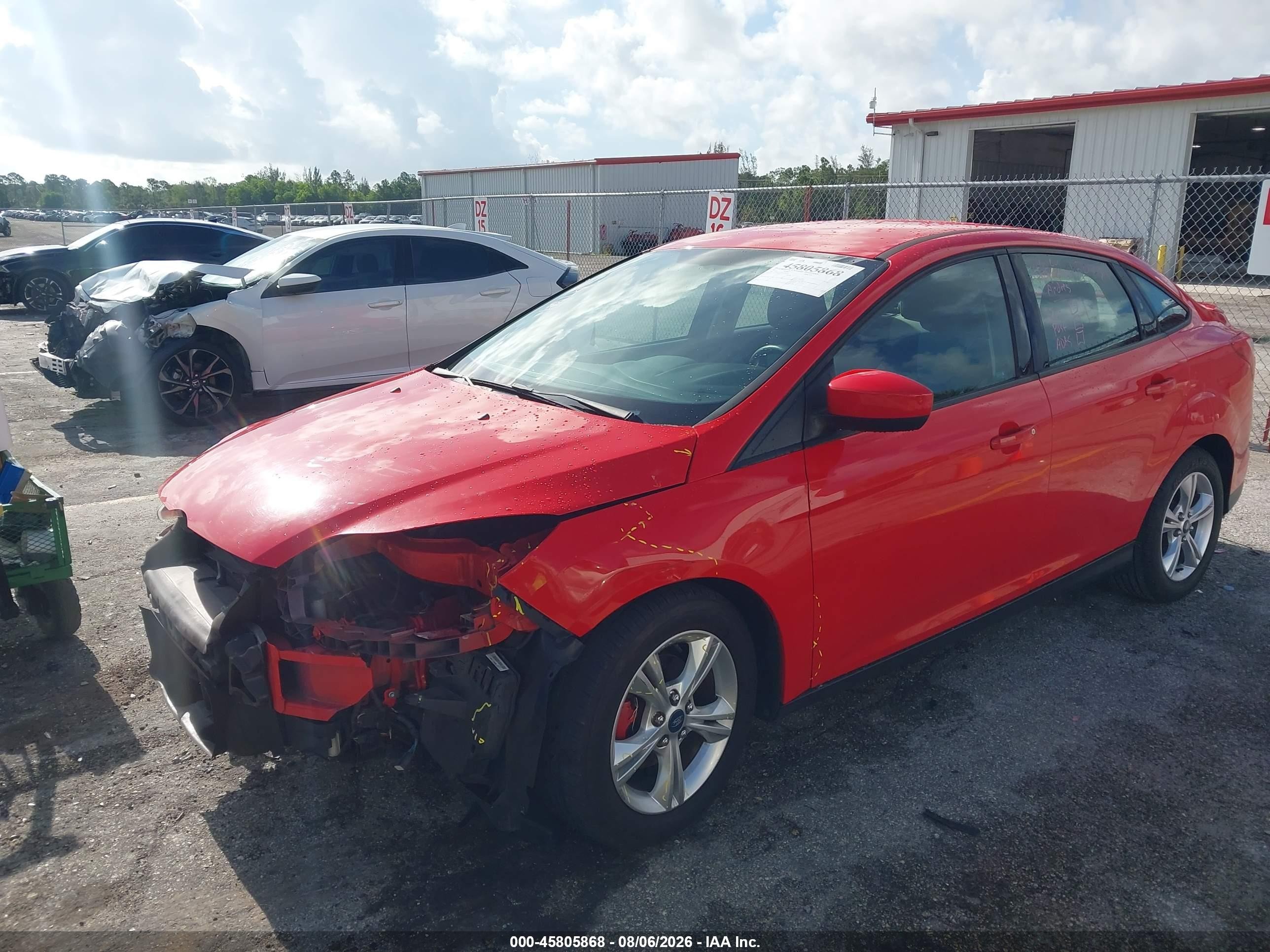 2012 Ford Focus Se Red vin: 1FAHP3F2XCL408149