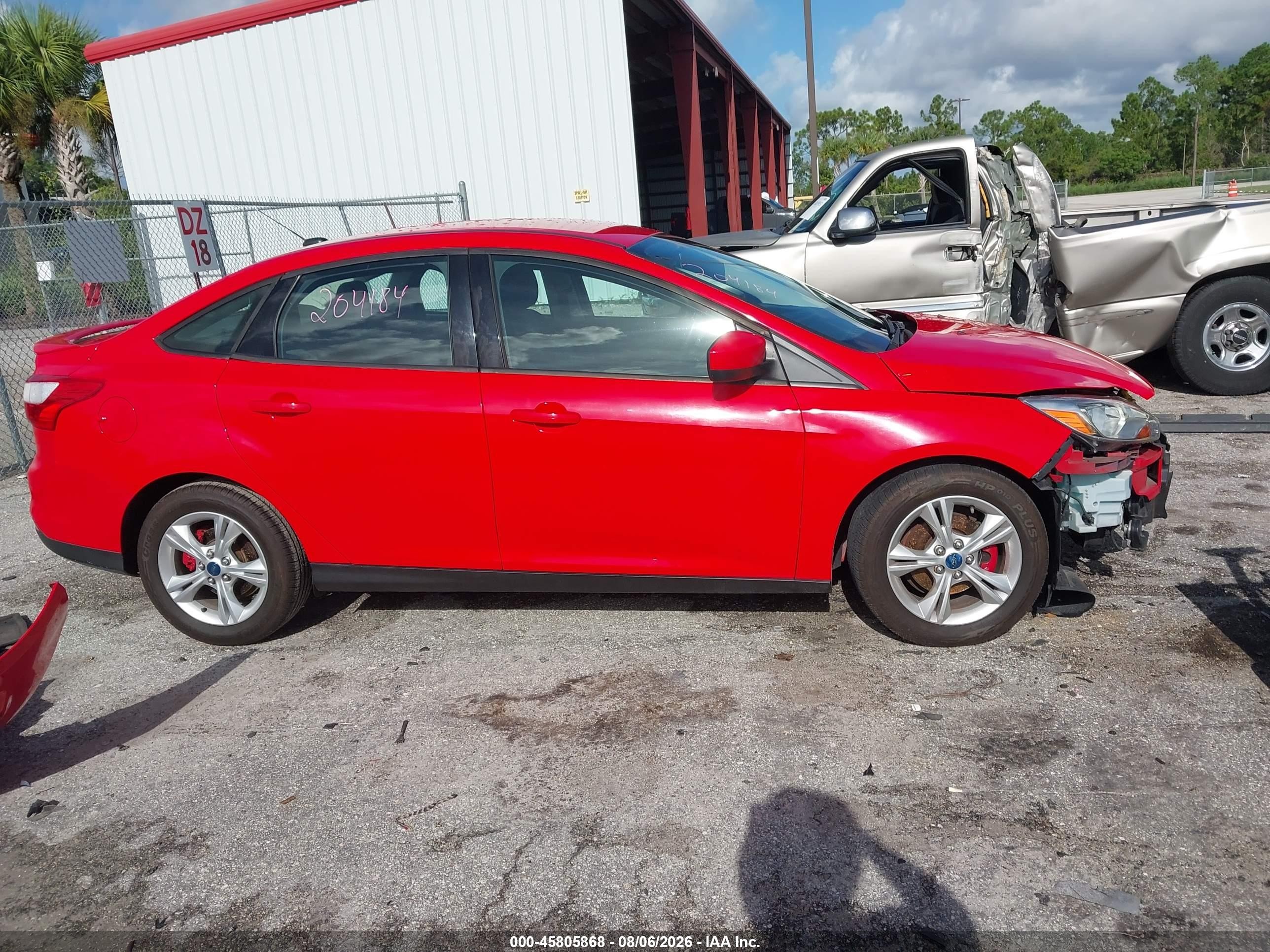 2012 Ford Focus Se Red vin: 1FAHP3F2XCL408149