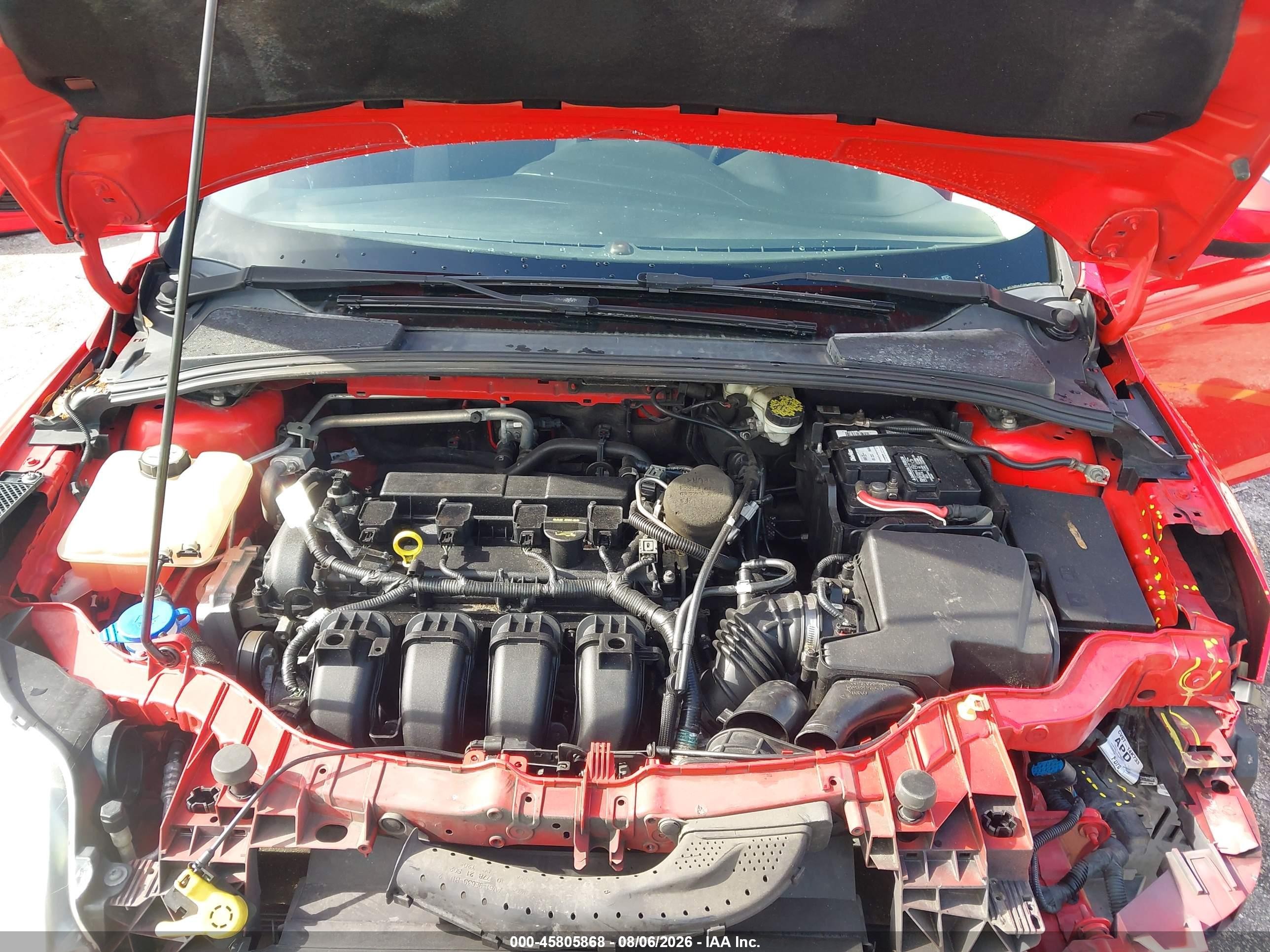 2012 Ford Focus Se Red vin: 1FAHP3F2XCL408149