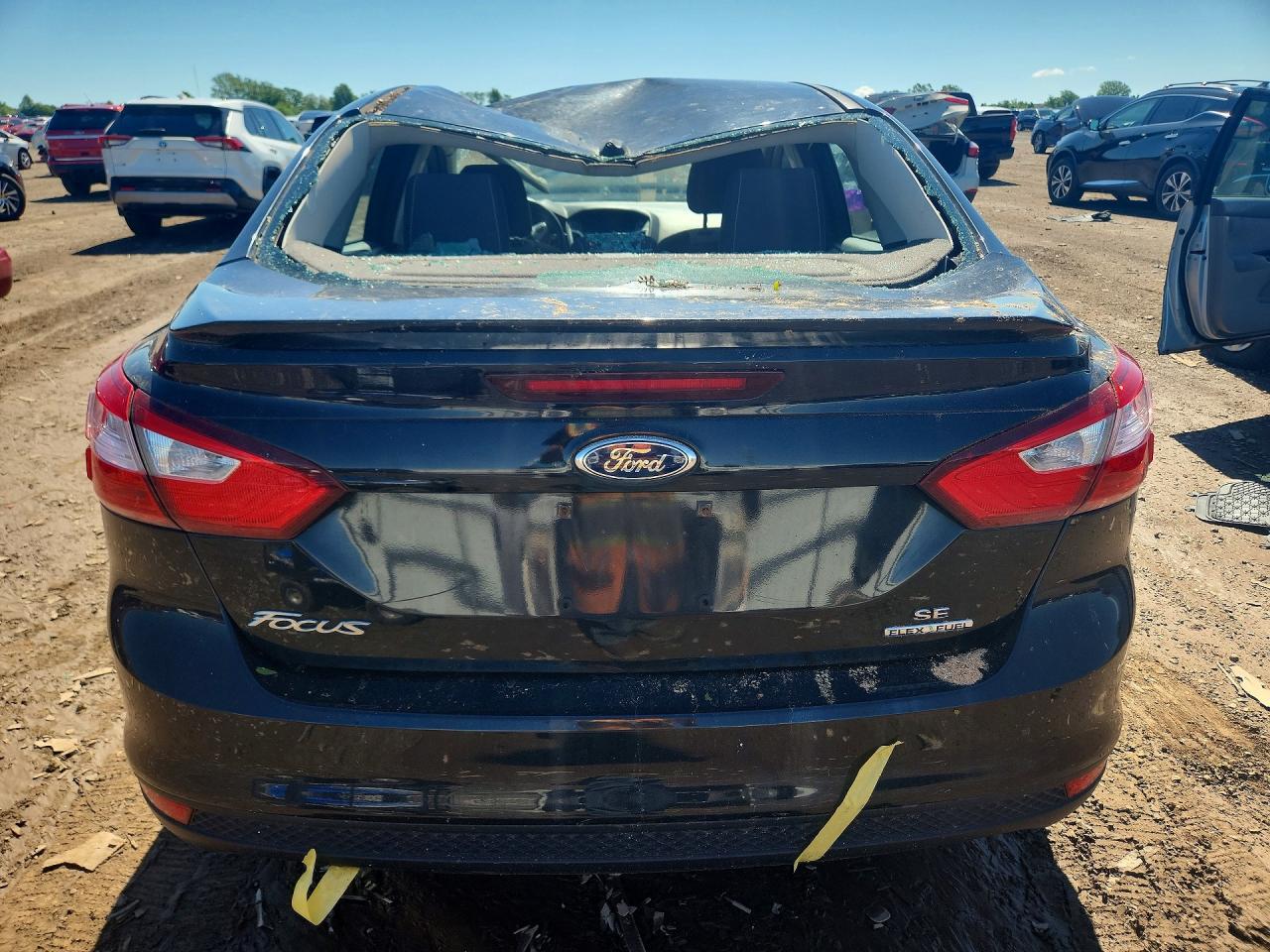 2012 Ford Focus Se Black vin: 1FAHP3F2XCL421466