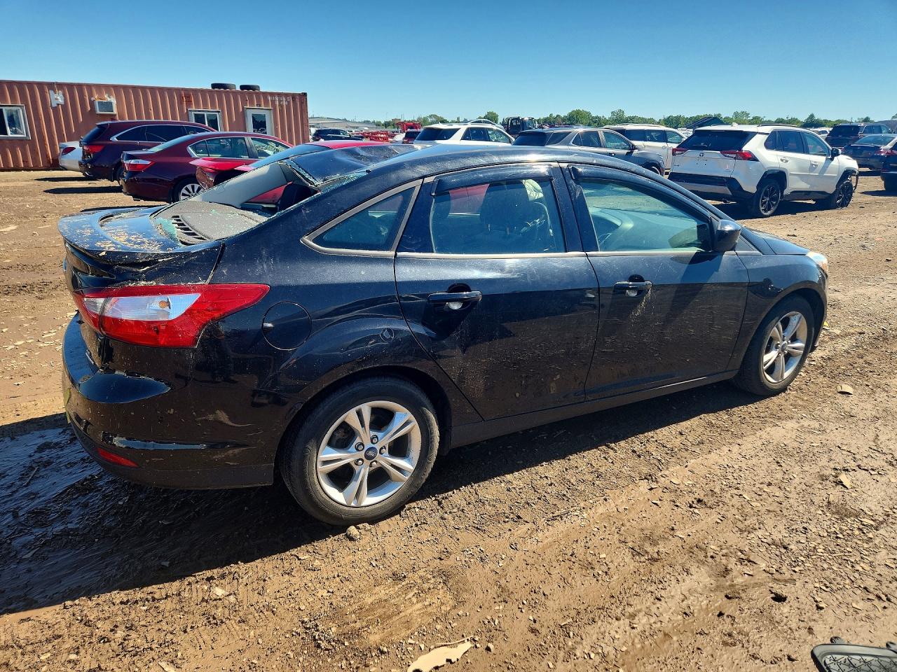 2012 Ford Focus Se Black vin: 1FAHP3F2XCL421466