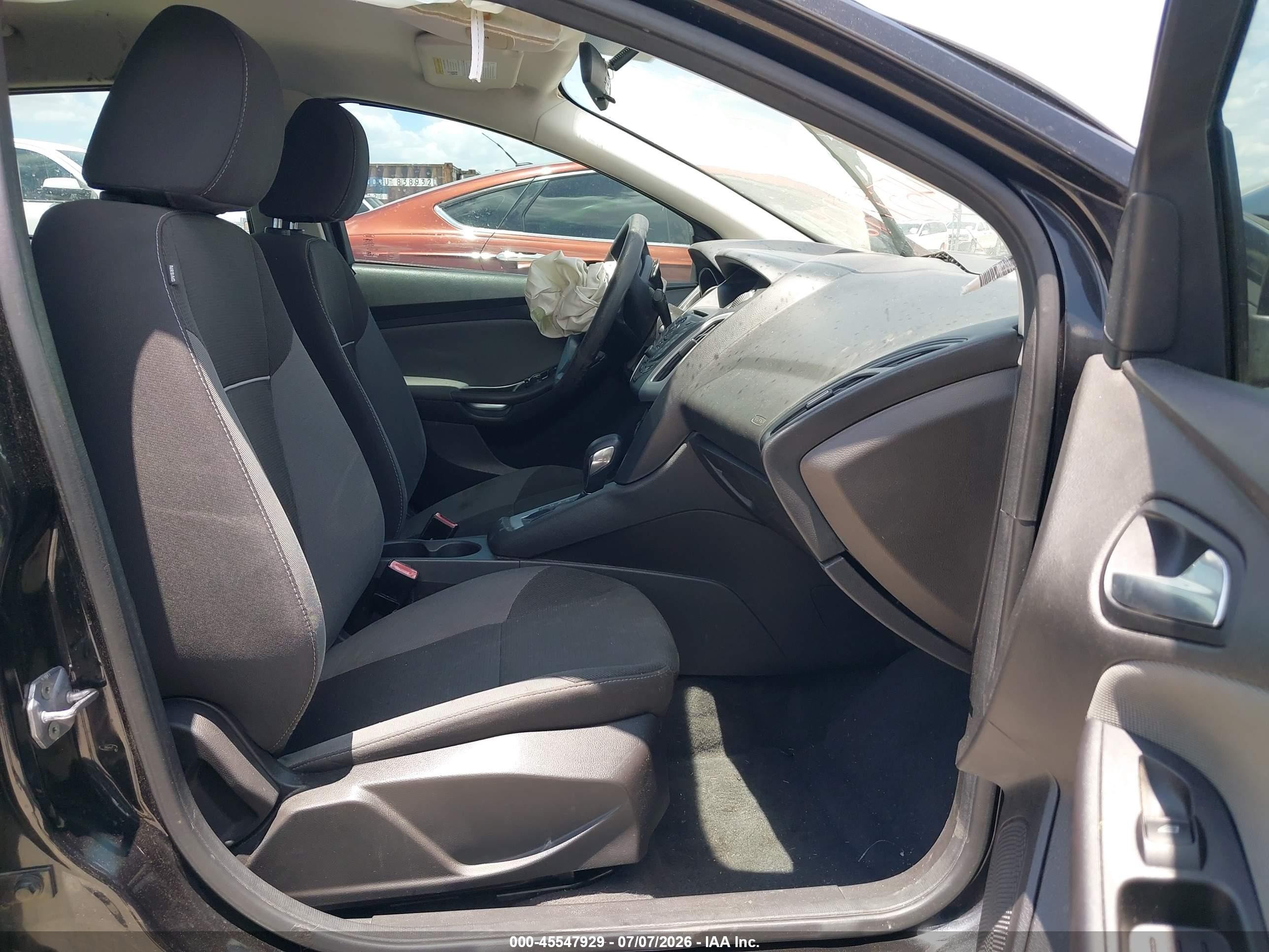 2012 Ford Focus Se Black vin: 1FAHP3F2XCL435237