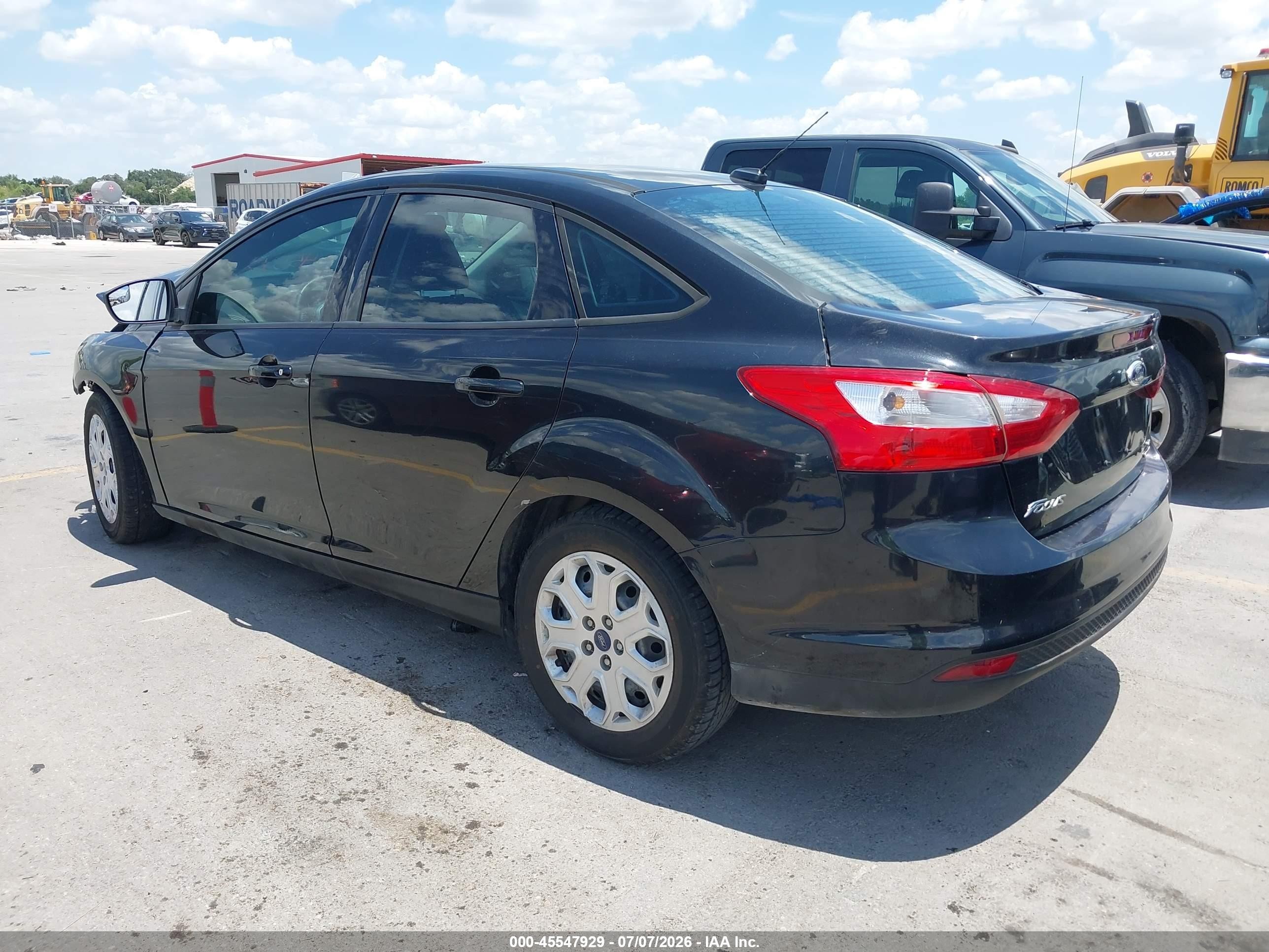 2012 Ford Focus Se Black vin: 1FAHP3F2XCL435237