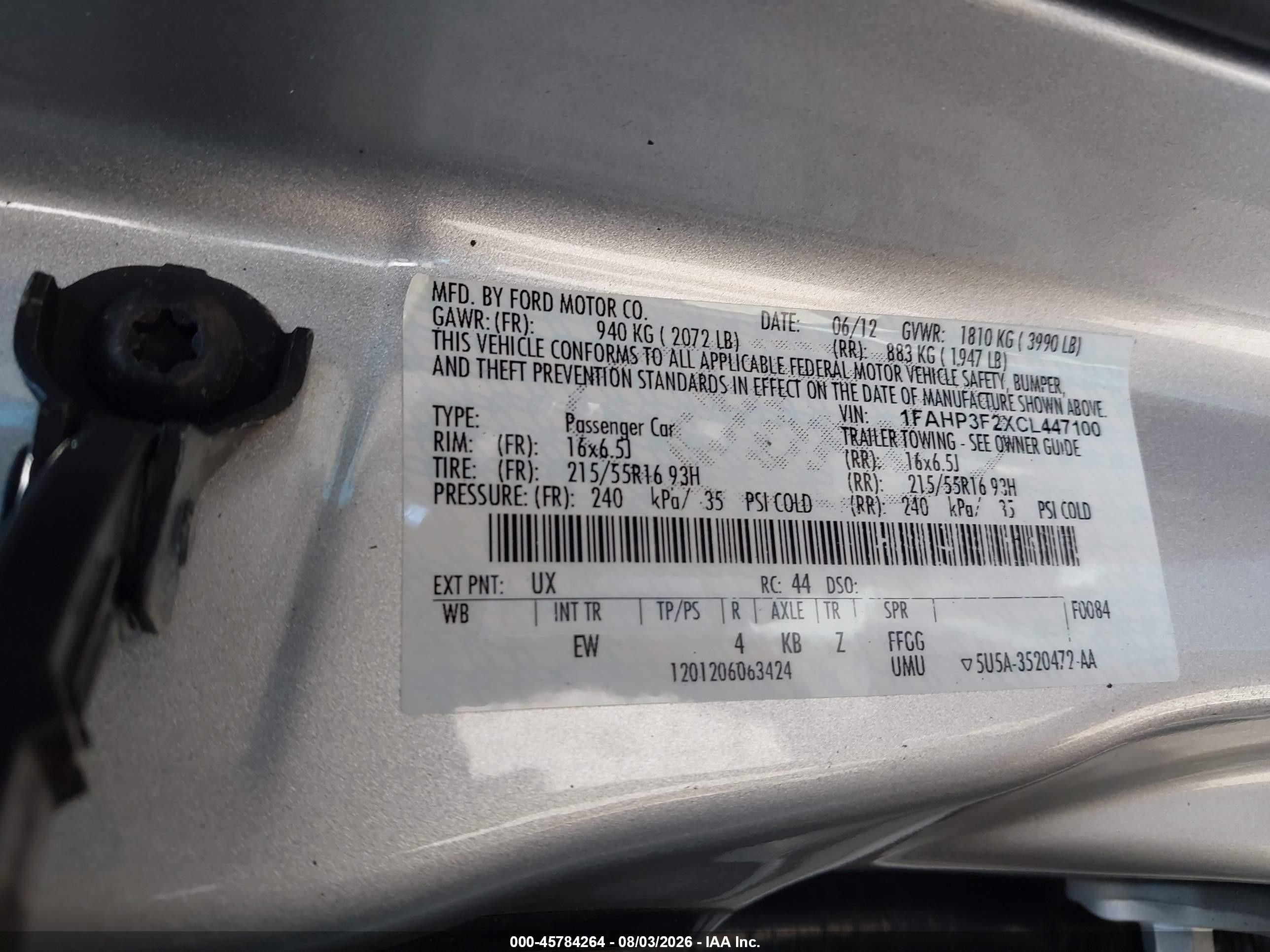2012 Ford Focus Se Серебряный vin: 1FAHP3F2XCL447100