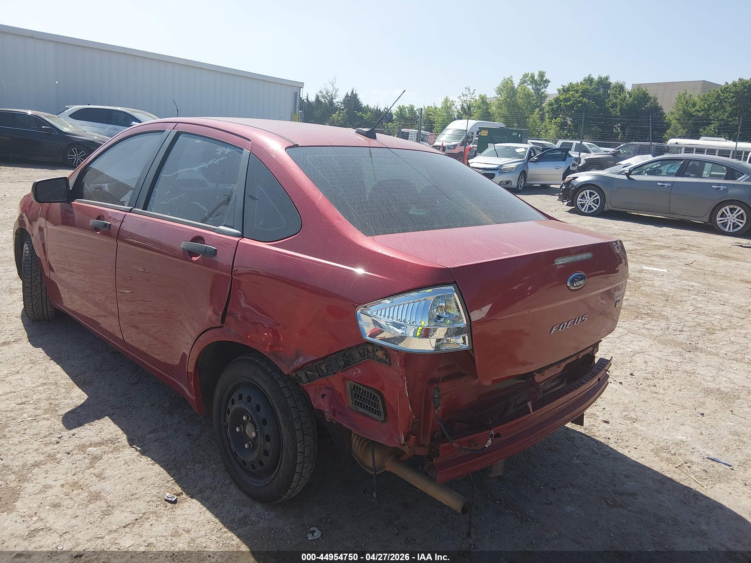 2010 Ford Focus Se Red vin: 1FAHP3FN0AW173637
