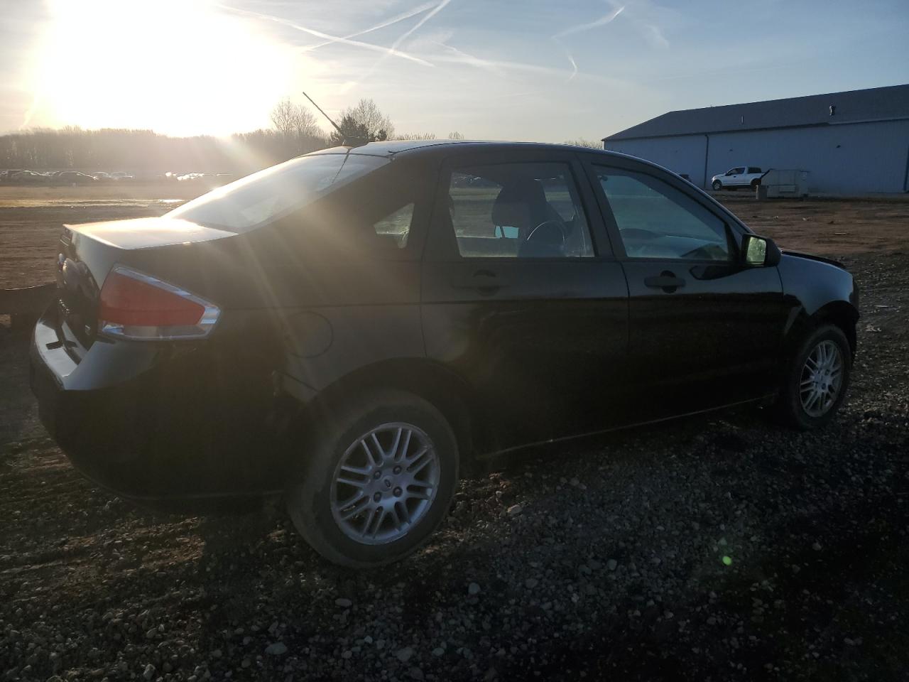 2010 Ford Focus Se Black vin: 1FAHP3FN0AW240222