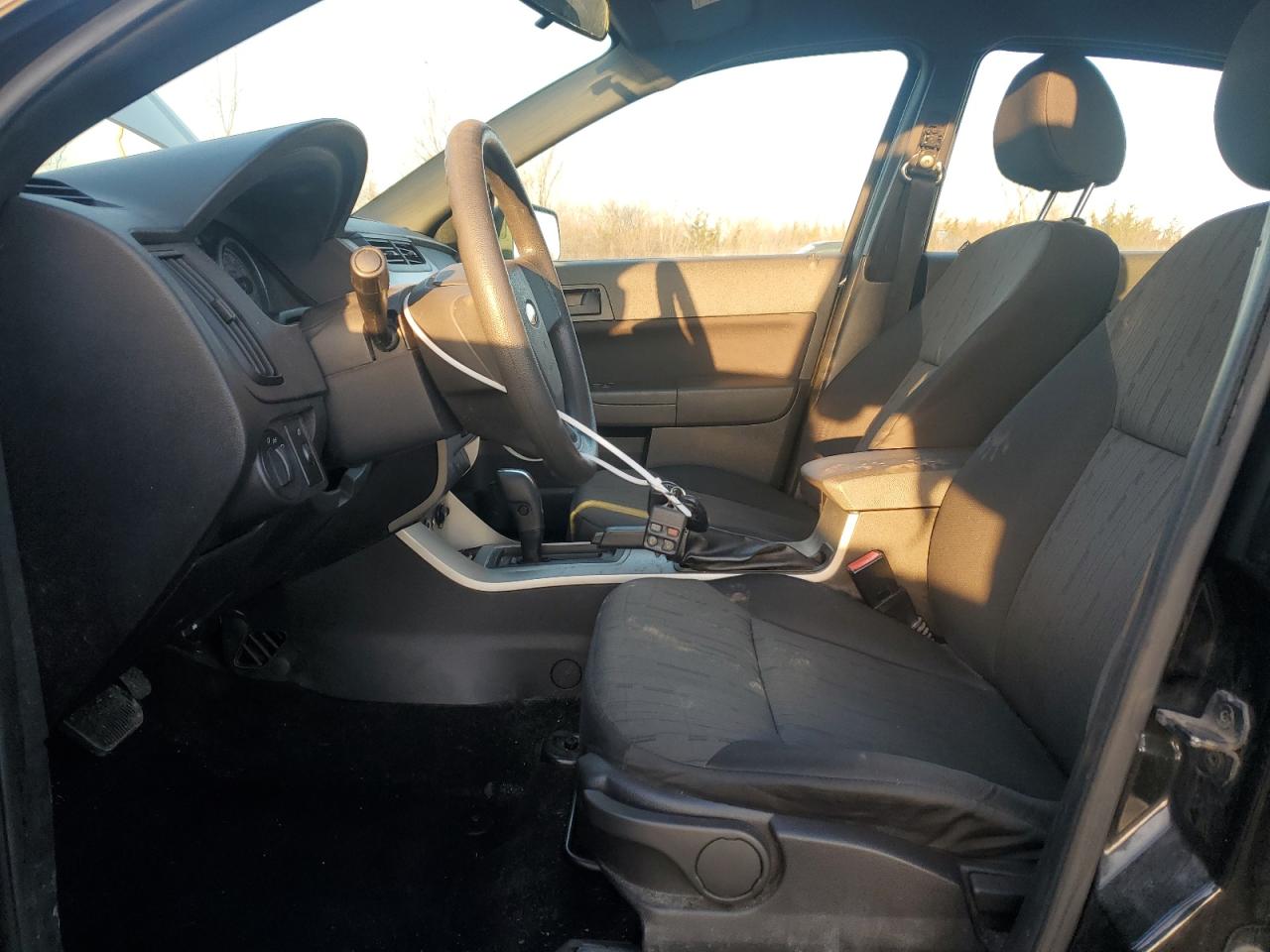 2010 Ford Focus Se Black vin: 1FAHP3FN0AW240222