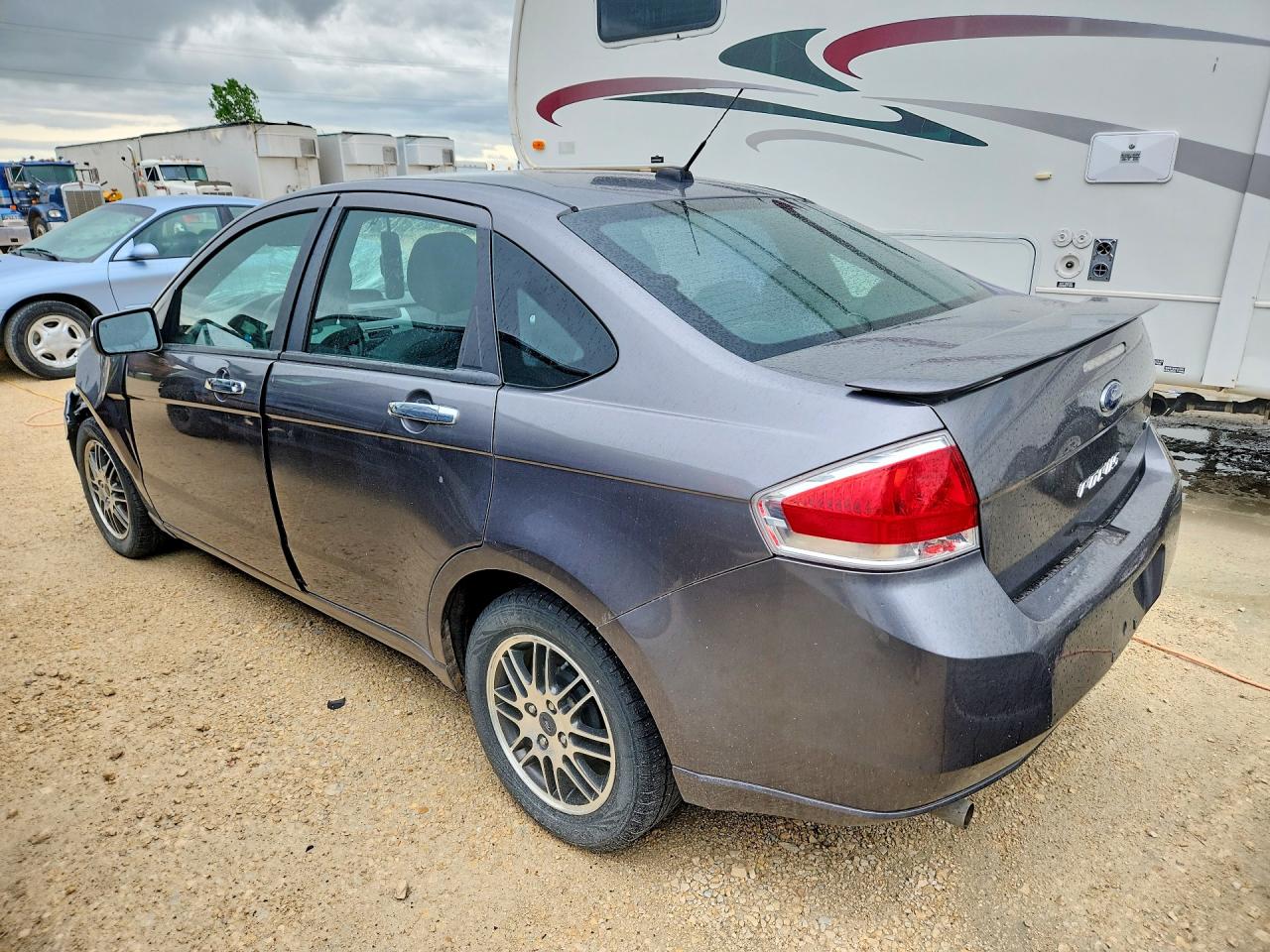 2010 Ford Focus Se Gray vin: 1FAHP3FN0AW240687