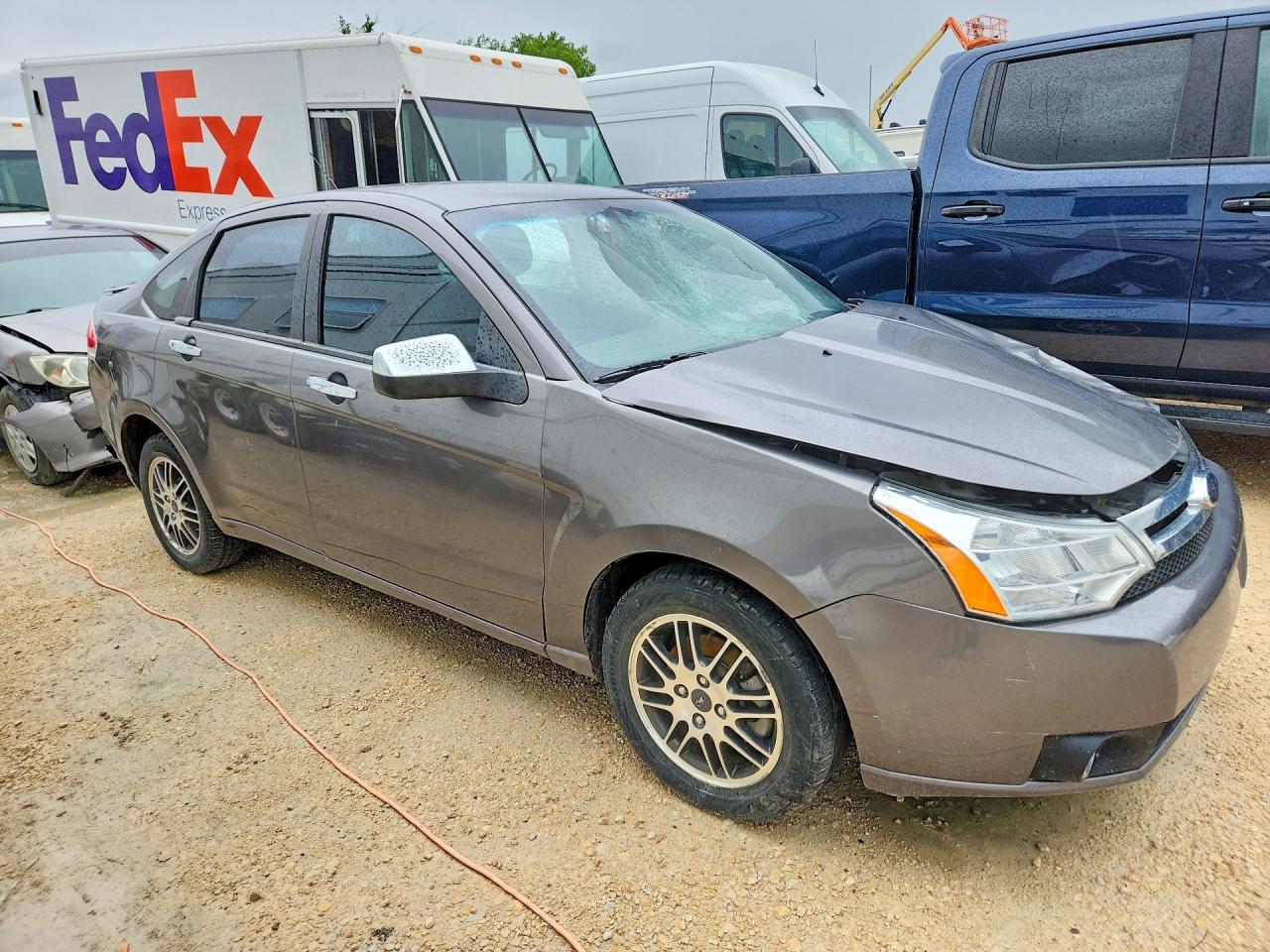 2010 Ford Focus Se Gray vin: 1FAHP3FN0AW240687