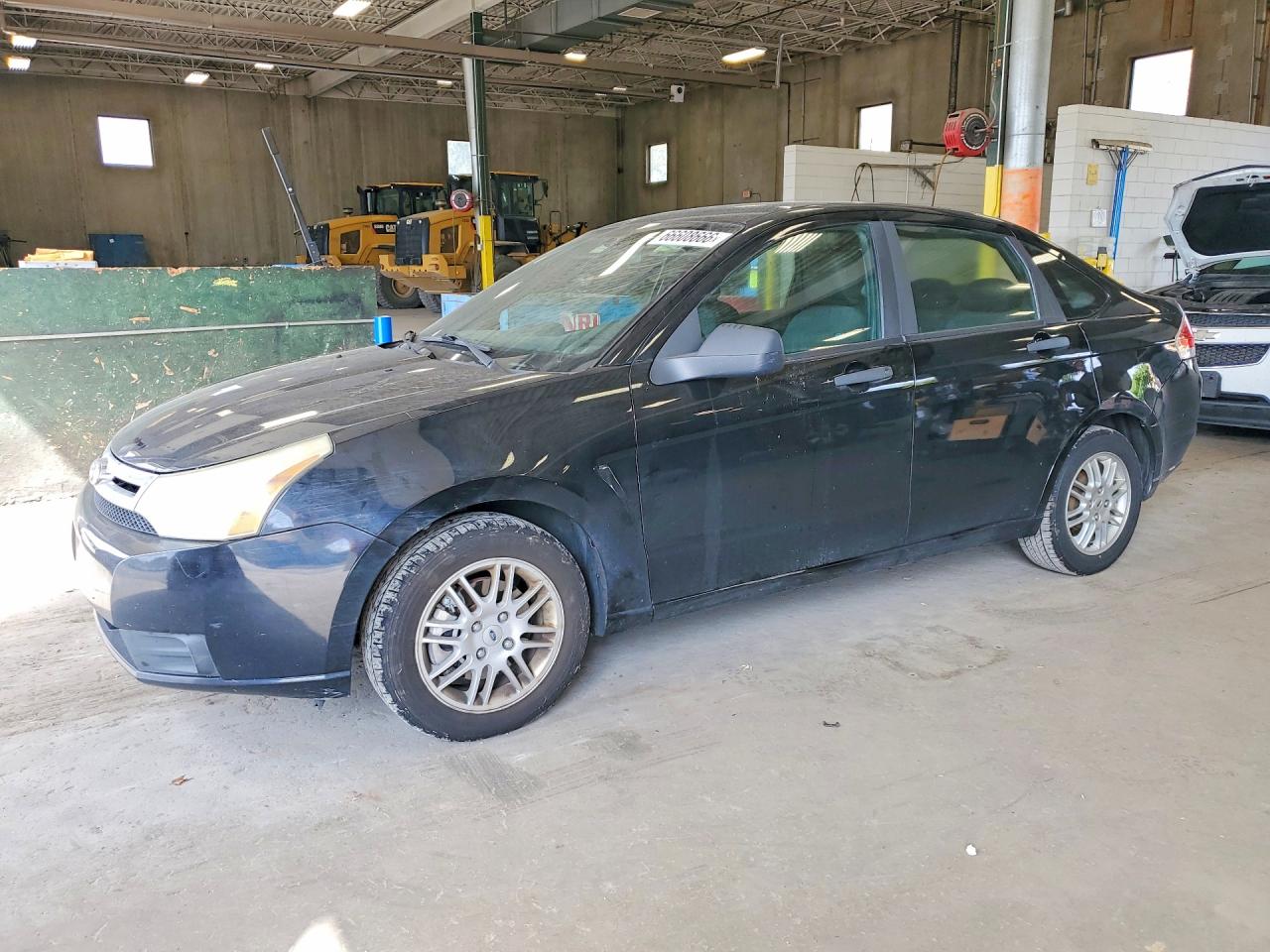 2010 Ford Focus Se Black vin: 1FAHP3FN0AW248658