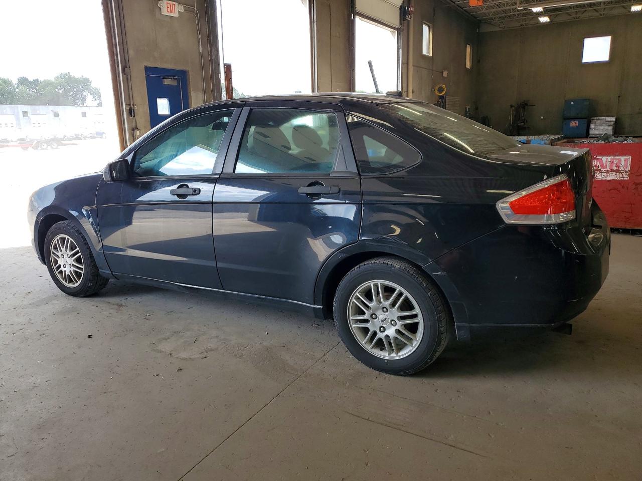 2010 Ford Focus Se Black vin: 1FAHP3FN0AW248658