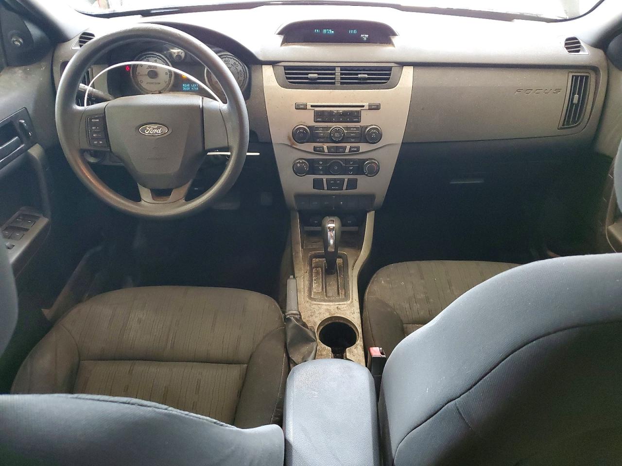 2010 Ford Focus Se Black vin: 1FAHP3FN0AW248658