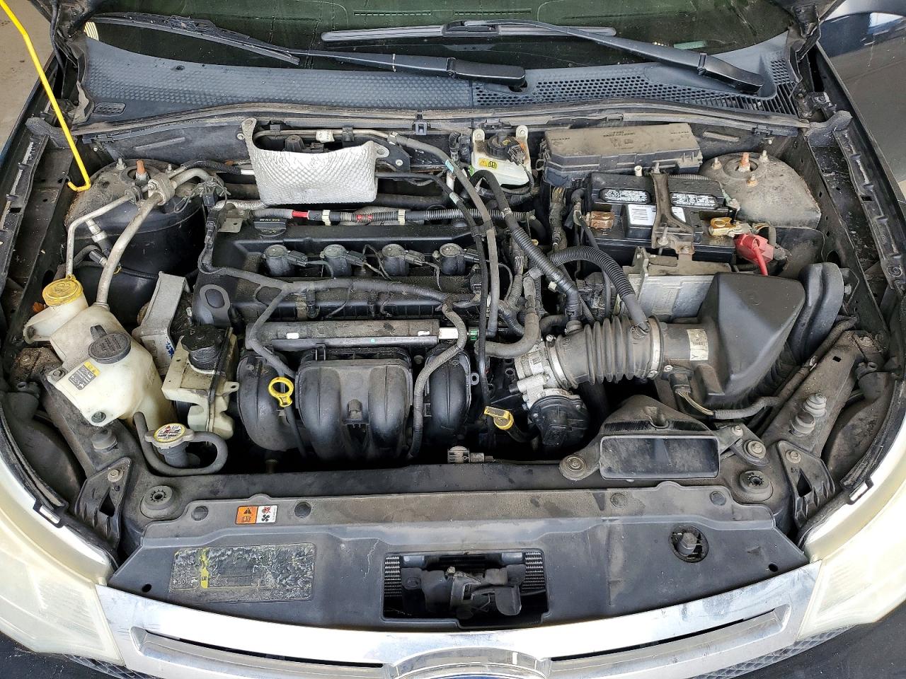 2010 Ford Focus Se Black vin: 1FAHP3FN0AW248658