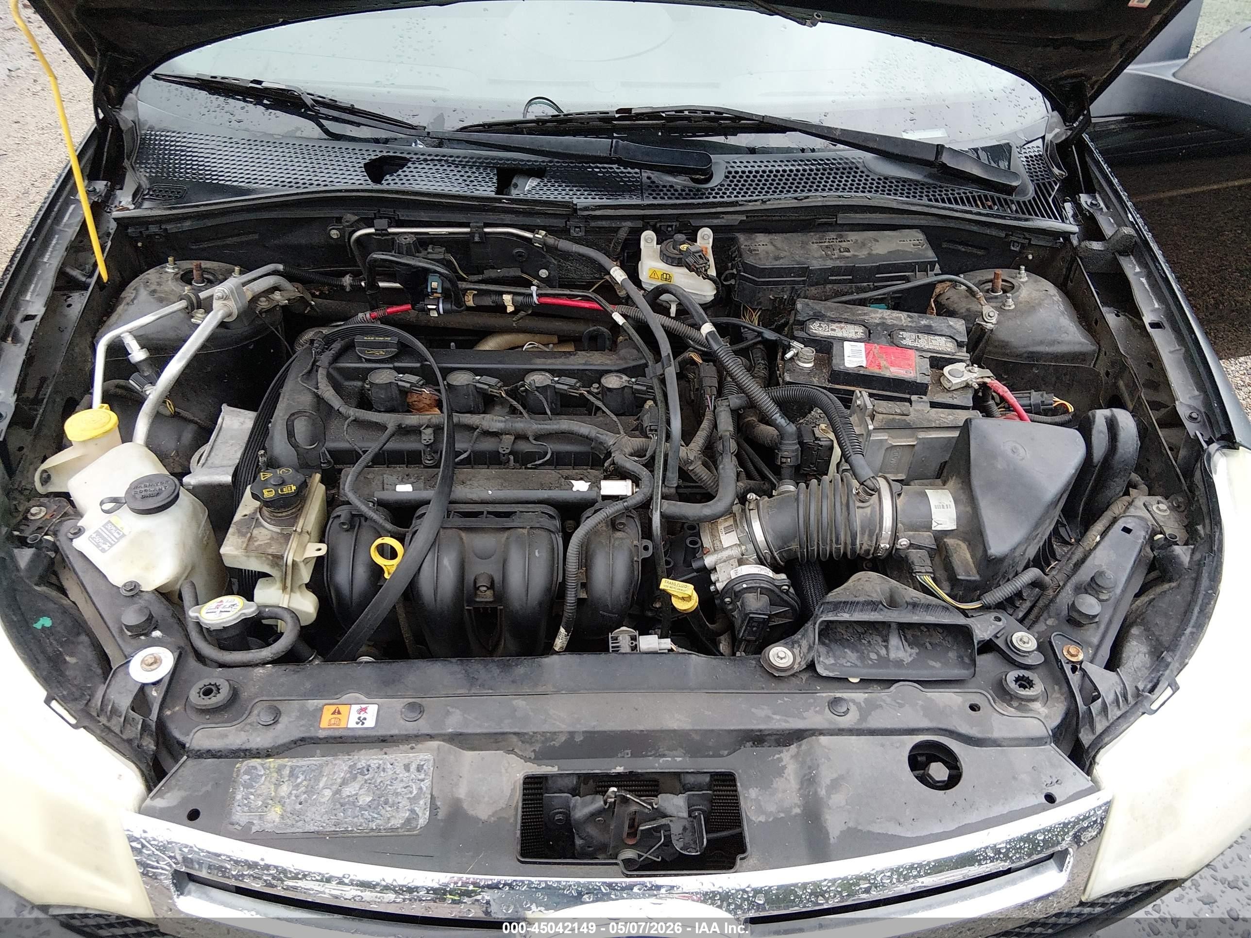 2010 Ford Focus Se Black vin: 1FAHP3FN0AW286049