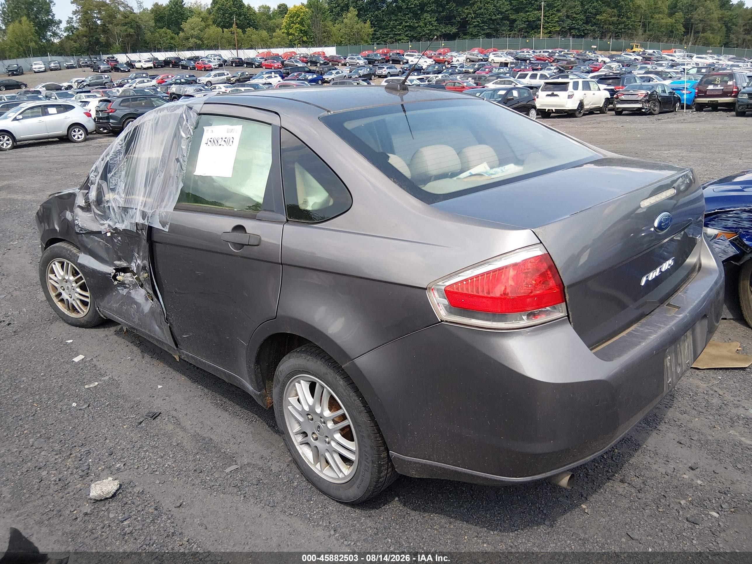 2011 Ford Focus Se Gray vin: 1FAHP3FN0BW115092