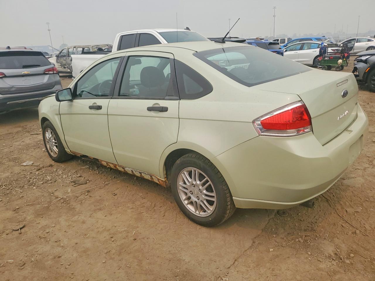2011 Ford Focus Se Green vin: 1FAHP3FN0BW129560