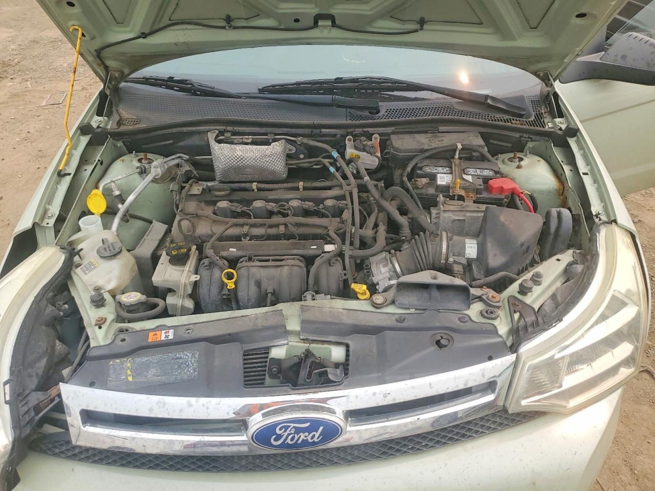 2011 Ford Focus Se Green vin: 1FAHP3FN0BW129560