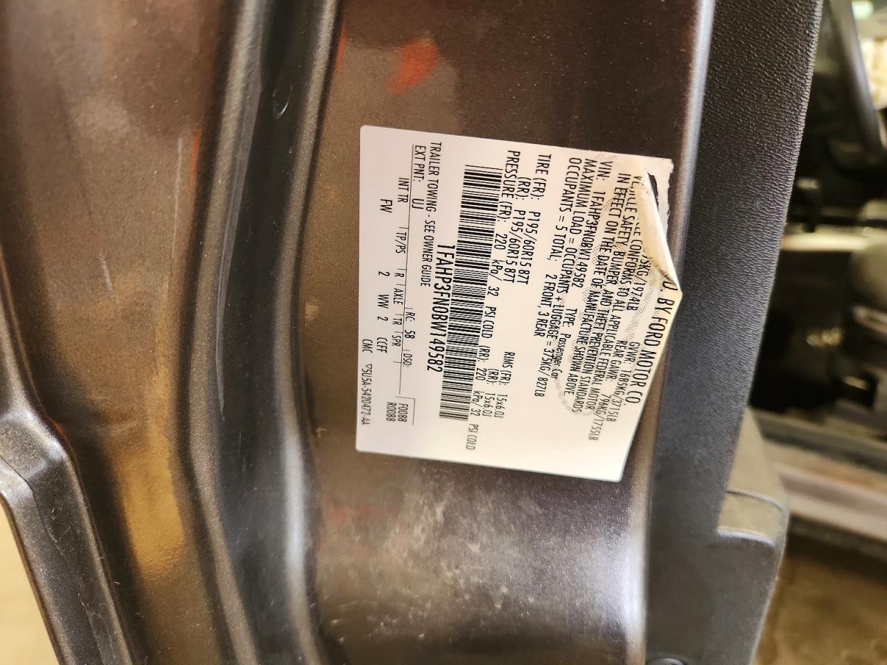 2011 Ford Focus Se Gray vin: 1FAHP3FN0BW149582