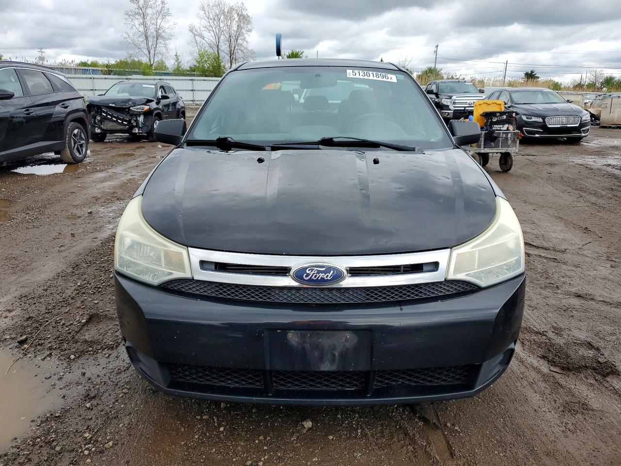 2011 Ford Focus Se Black vin: 1FAHP3FN0BW176877