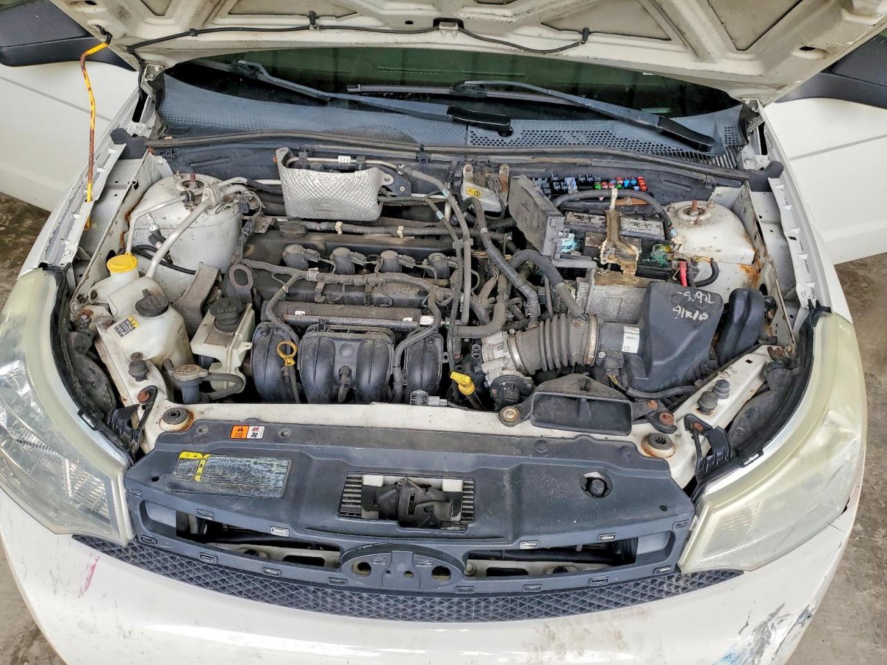 2011 Ford Focus Se White vin: 1FAHP3FN0BW198281