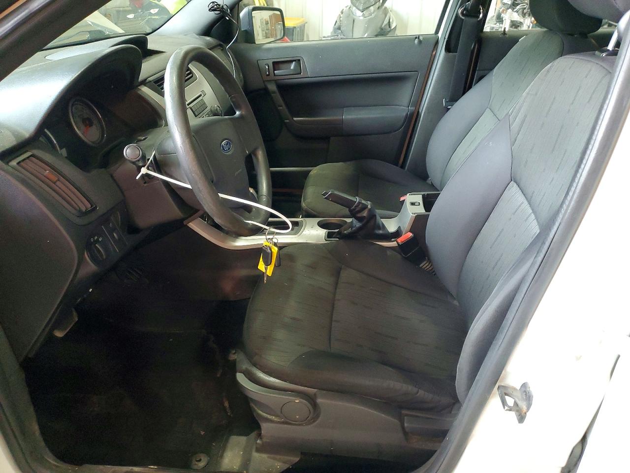 2011 Ford Focus Se White vin: 1FAHP3FN0BW198281