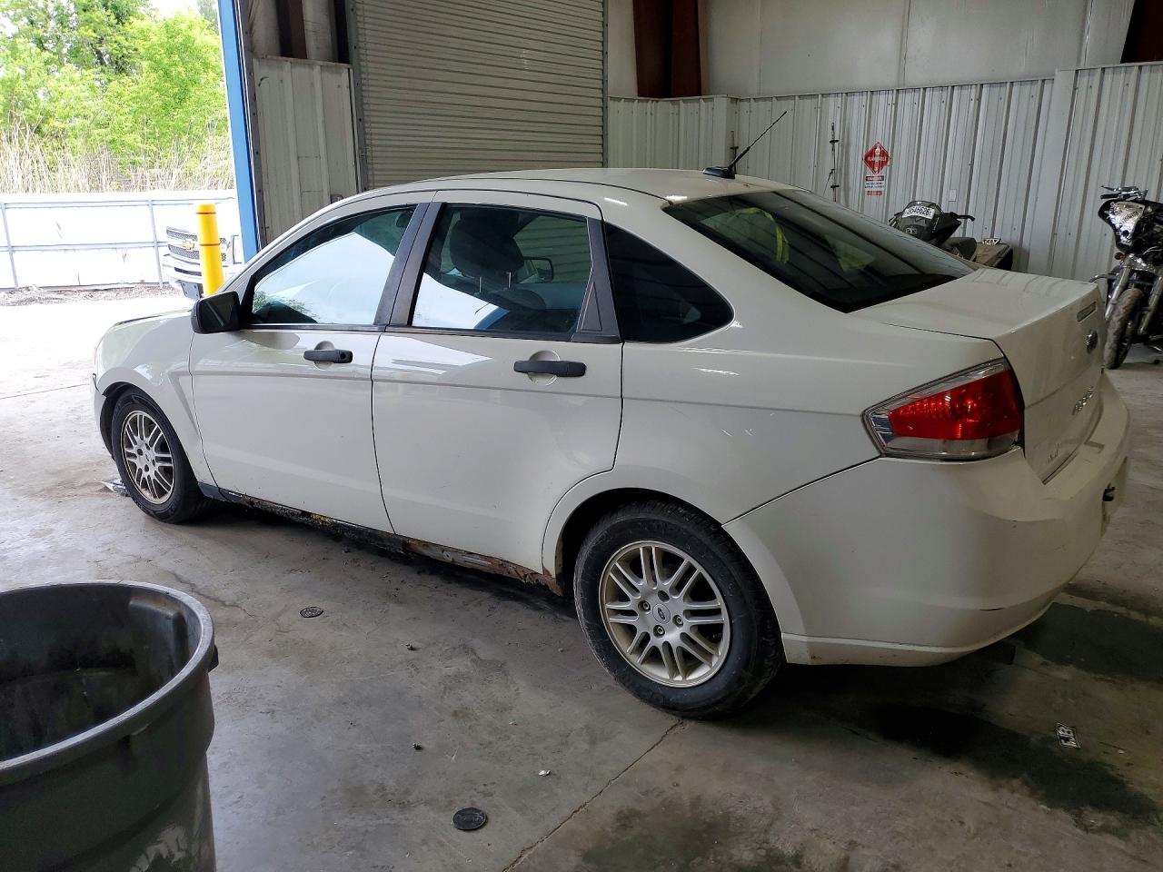 2011 Ford Focus Se White vin: 1FAHP3FN0BW198281