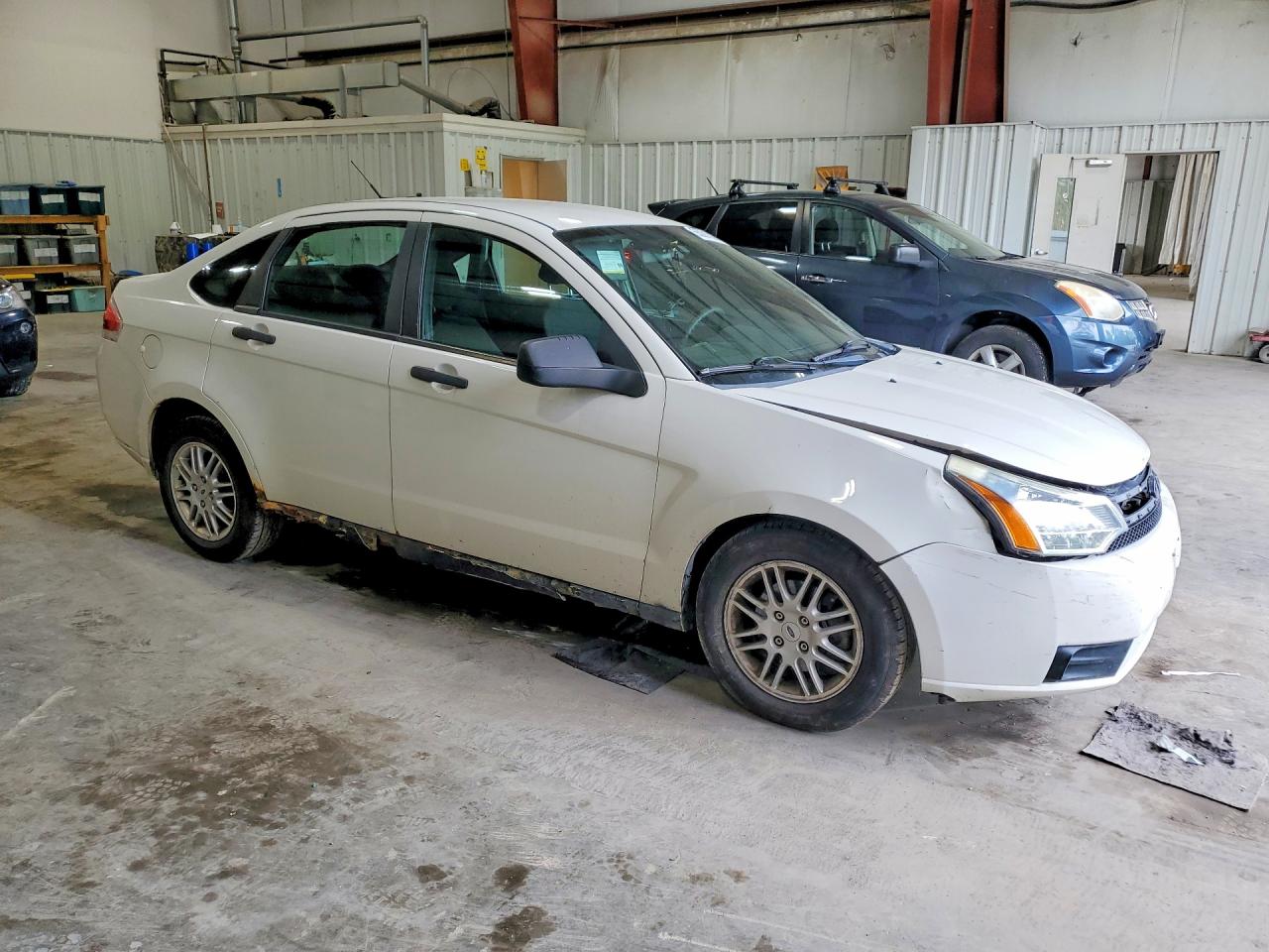 2011 Ford Focus Se White vin: 1FAHP3FN0BW198281