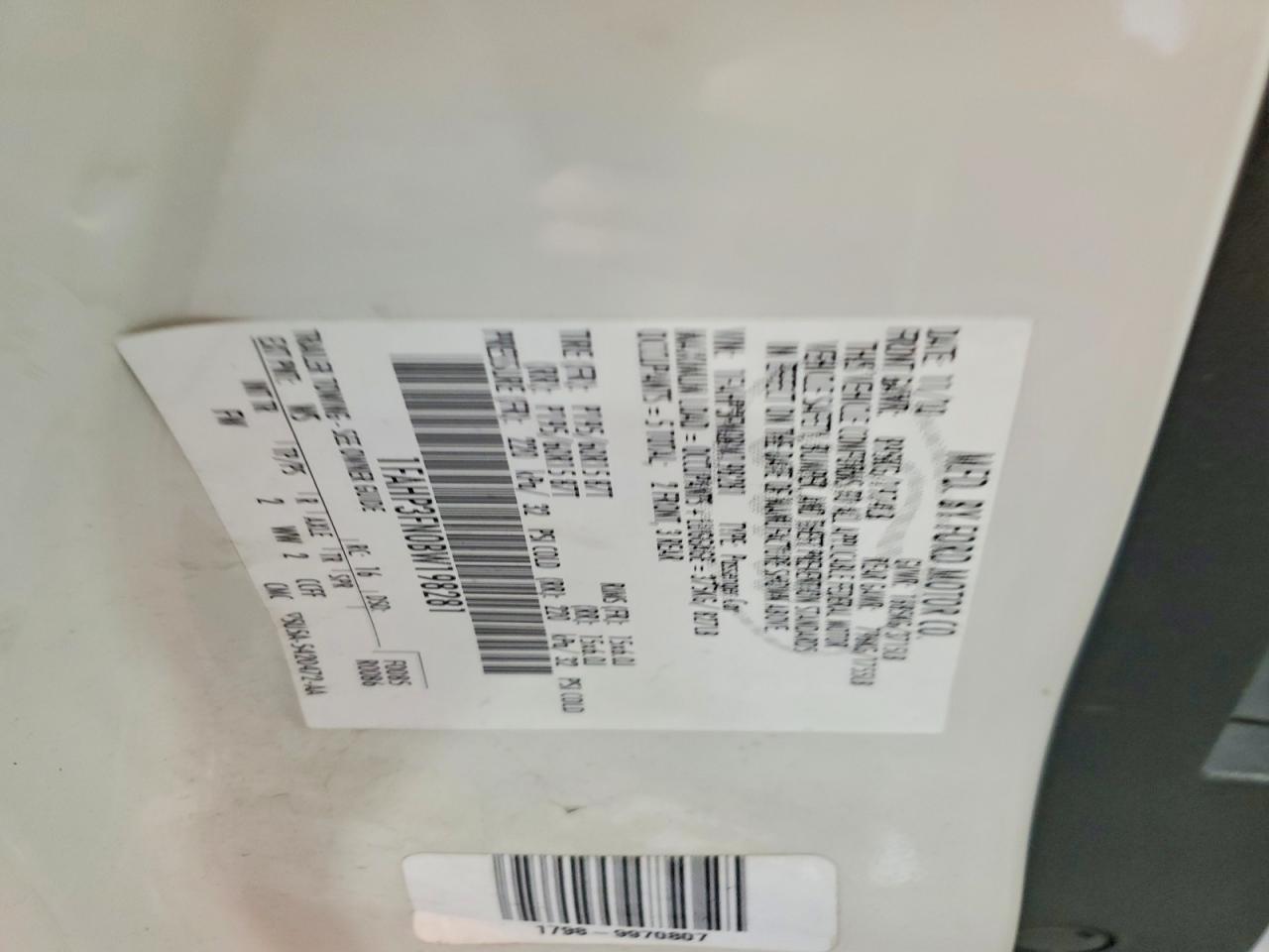 2011 Ford Focus Se White vin: 1FAHP3FN0BW198281