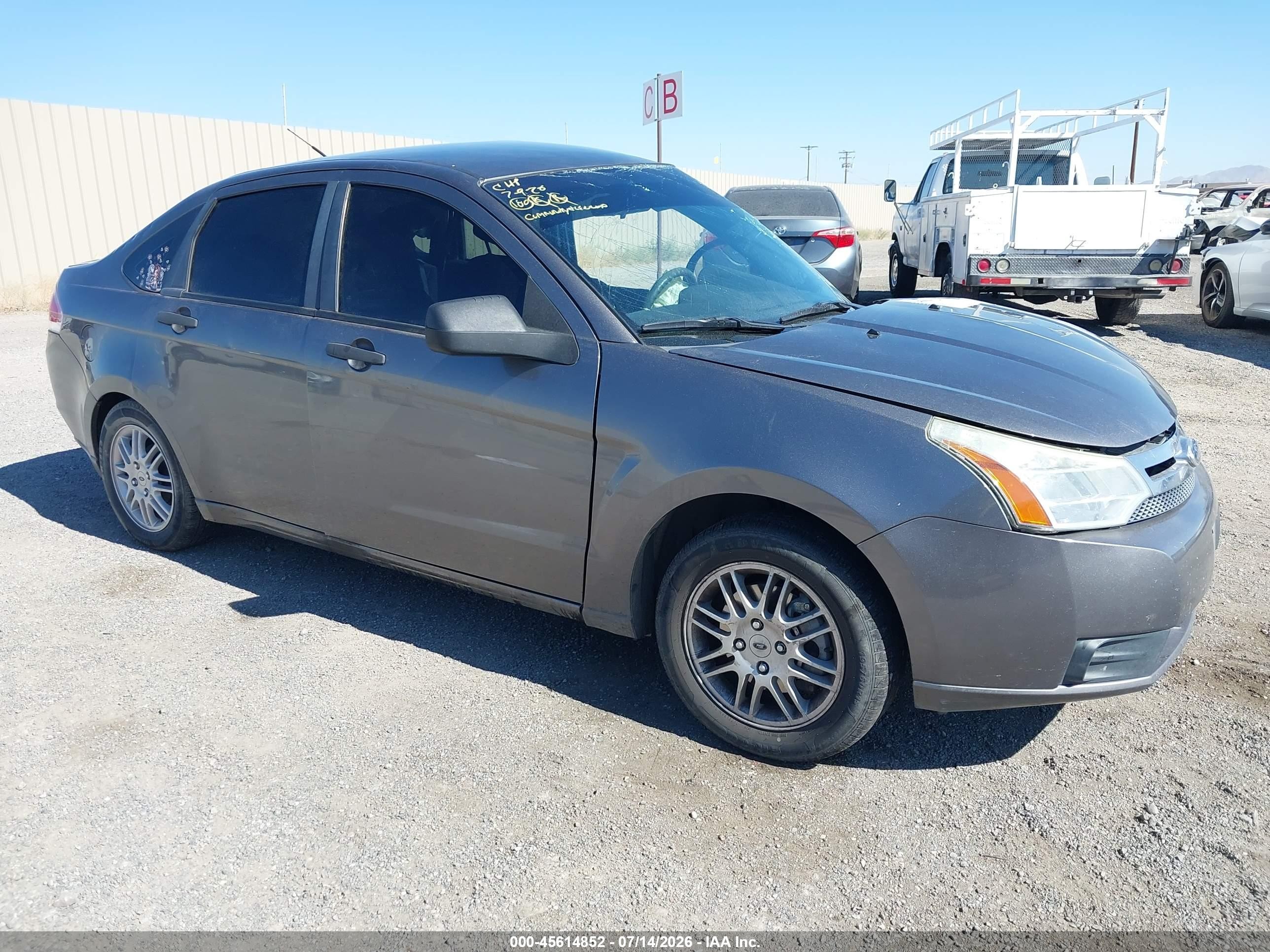 2011 Ford Focus Se Gray vin: 1FAHP3FN0BW203057
