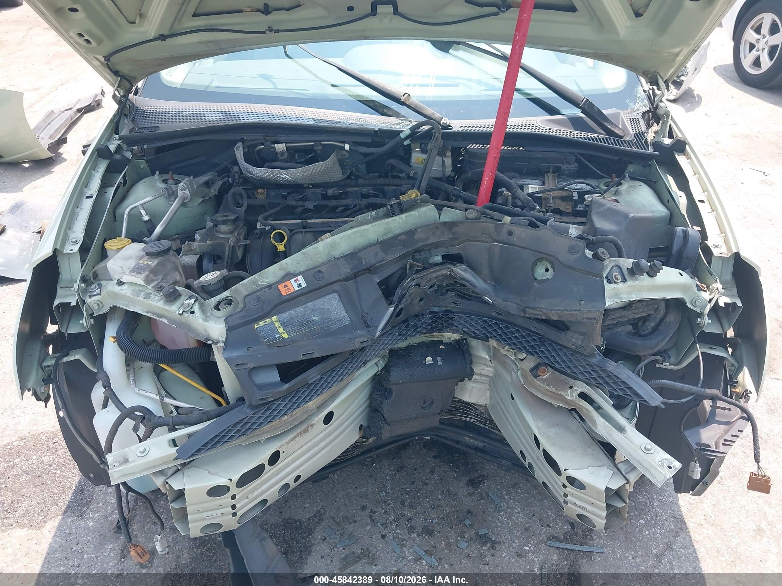 2010 Ford Focus Se Green vin: 1FAHP3FN1AW115312