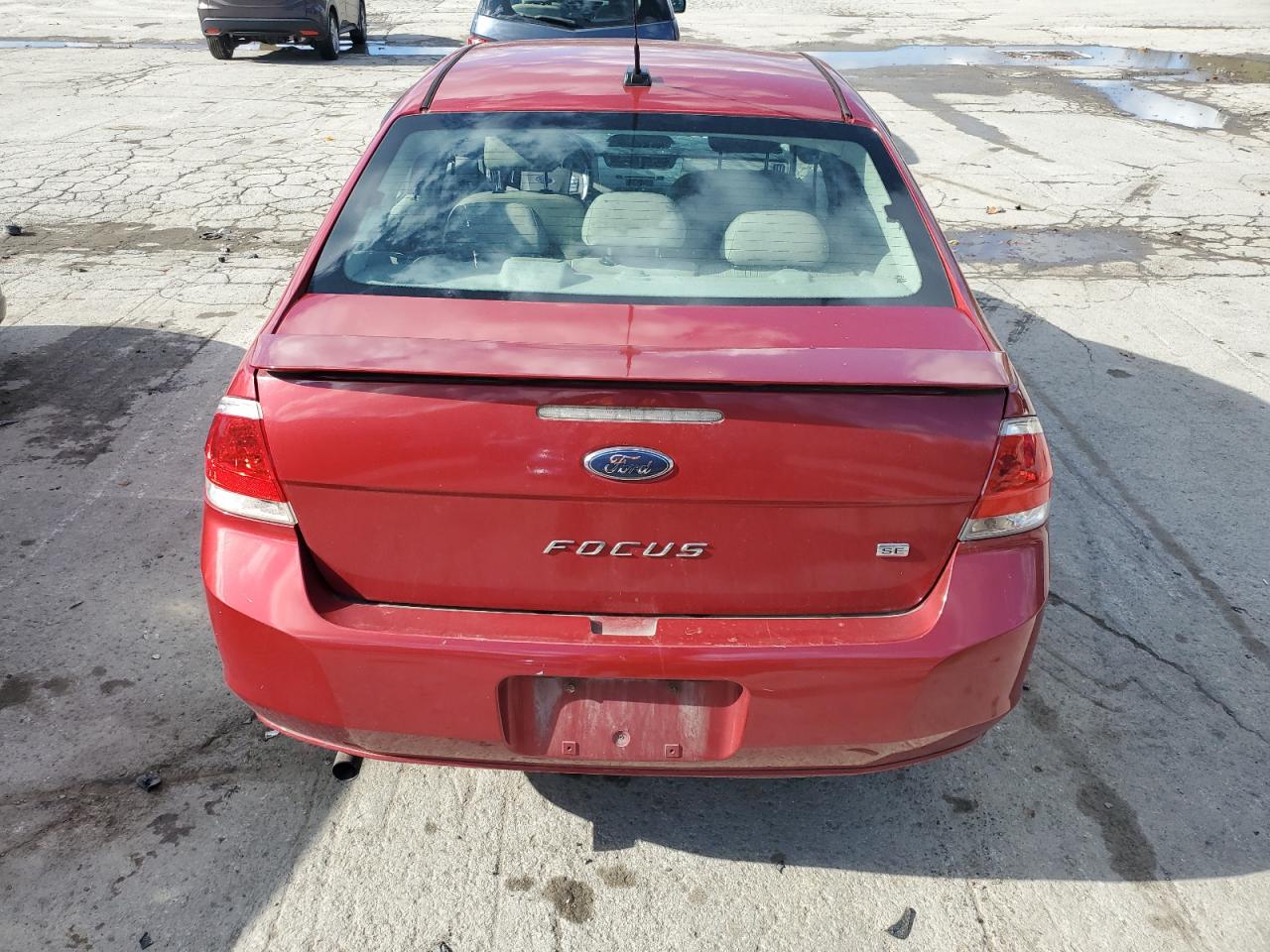 2010 Ford Focus Se Красный vin: 1FAHP3FN1AW131719