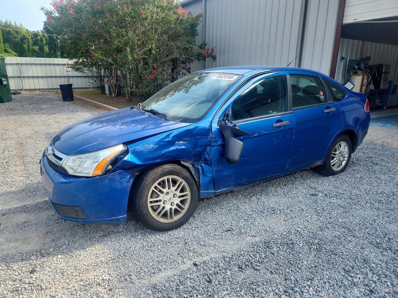2010 Ford Focus Se Blue vin: 1FAHP3FN1AW201106